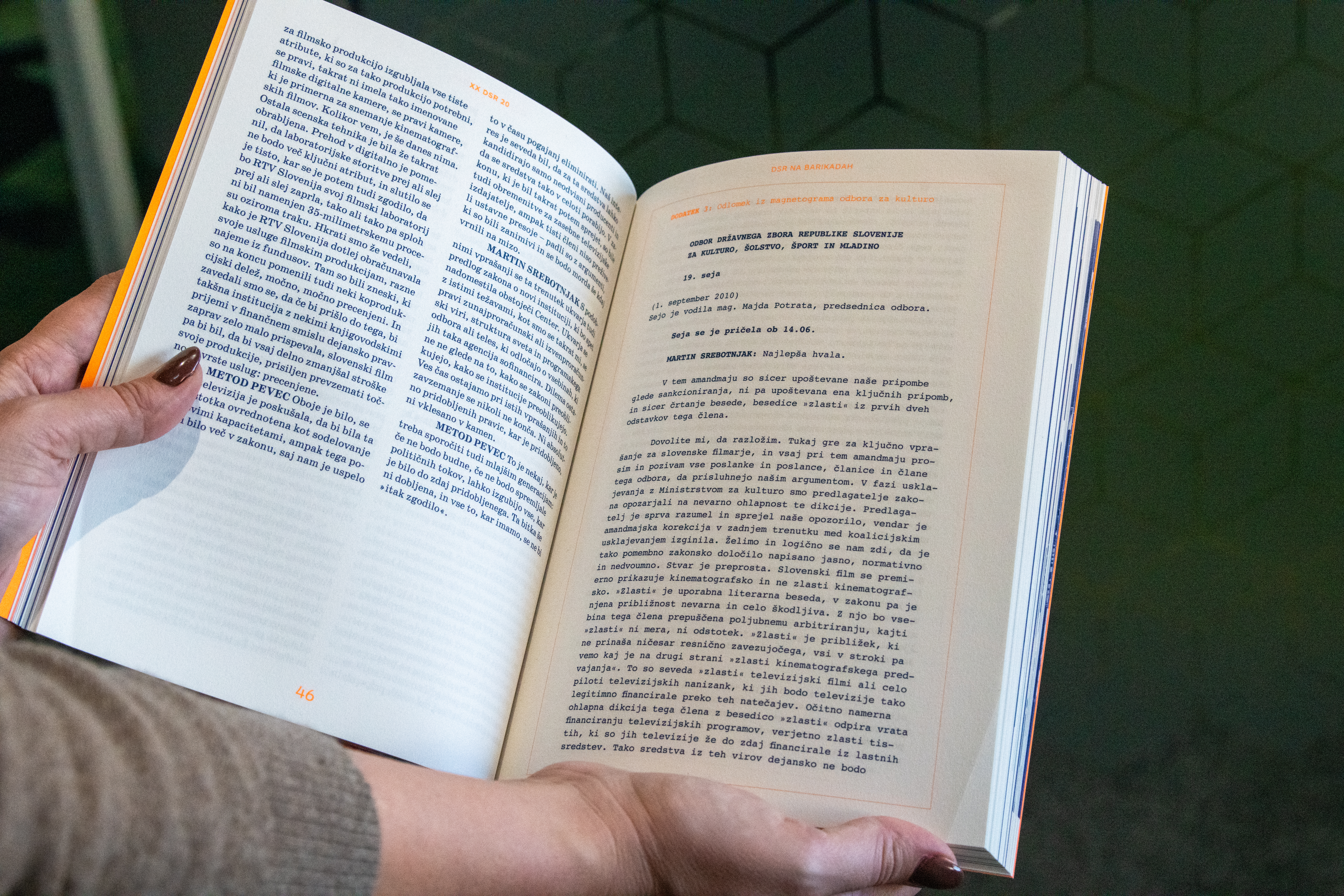 Urednika publikacije sta Metod Pevec in Deja Crnović, oblikovala ga je Ajda Schmidt.