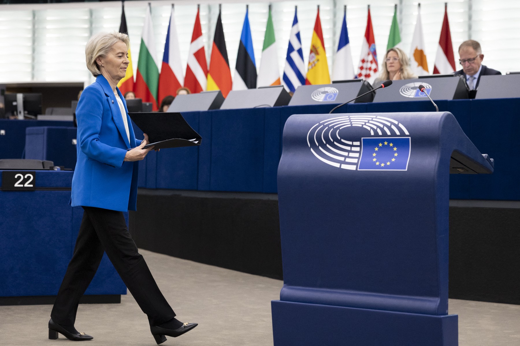 Ursula von der Leyen na plenarnem zasedanju