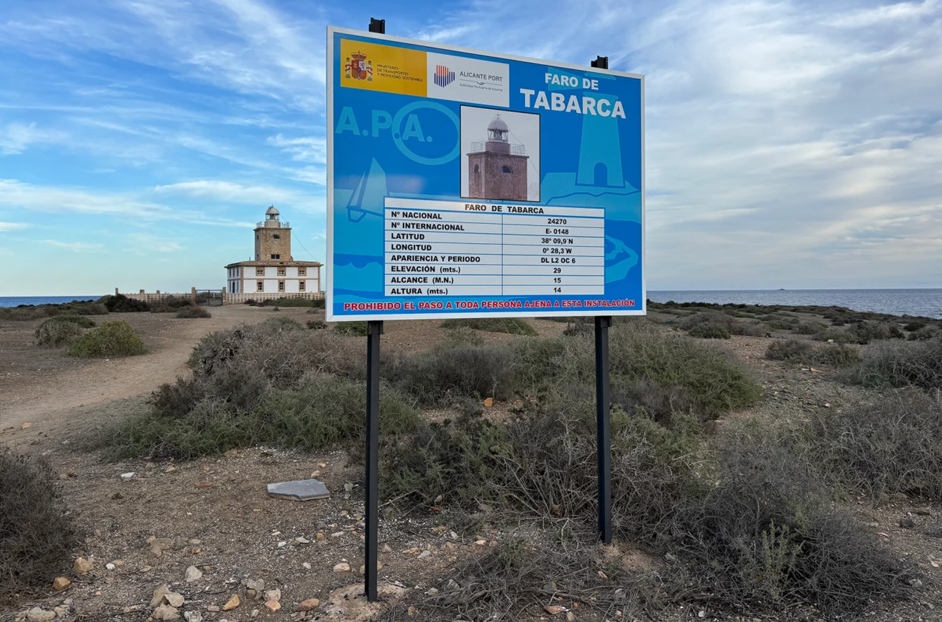Otok Tabarca med obiskom novinarja CNN