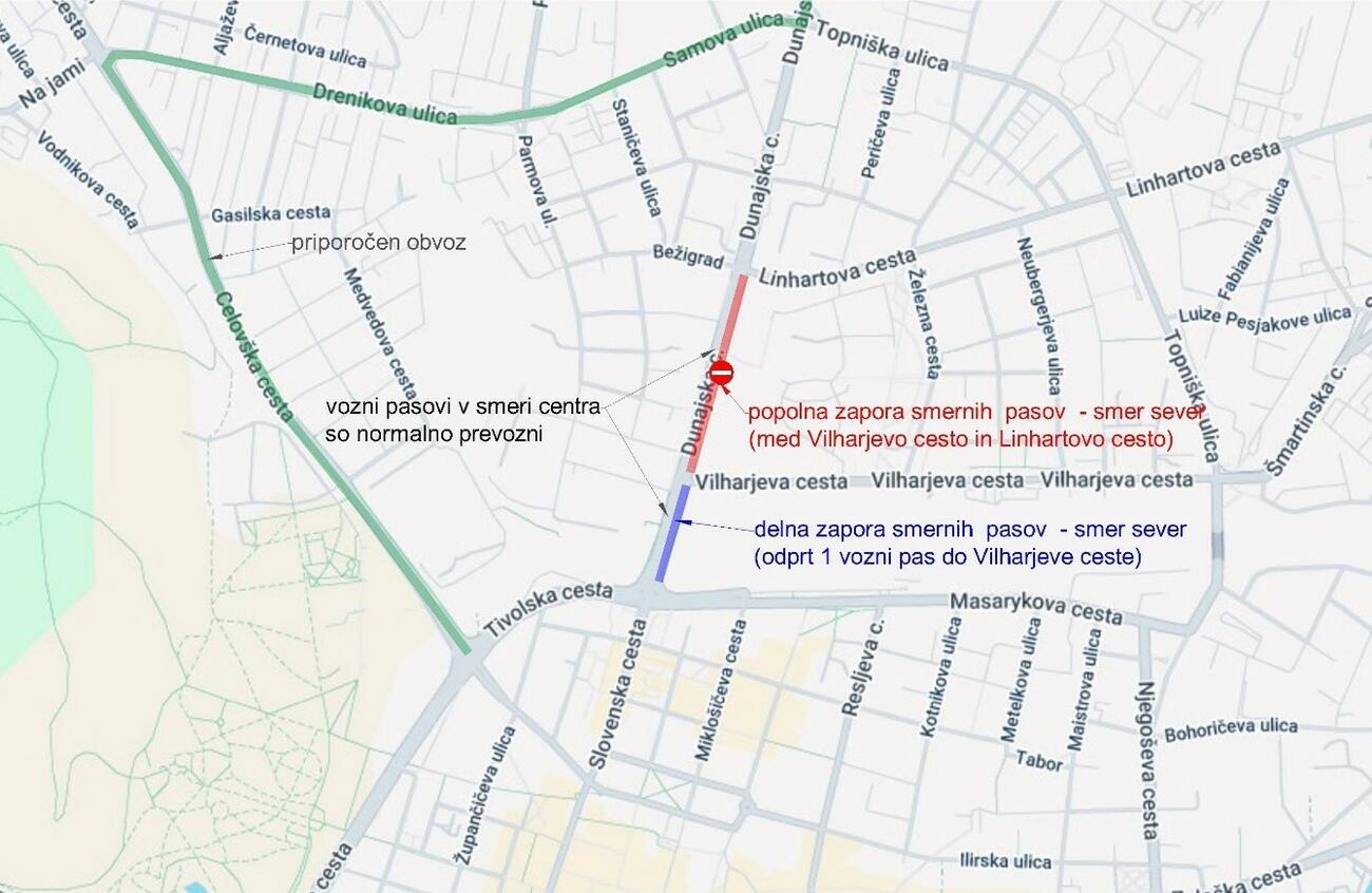 Zapora Dunajske zaradi zasedanja Nata