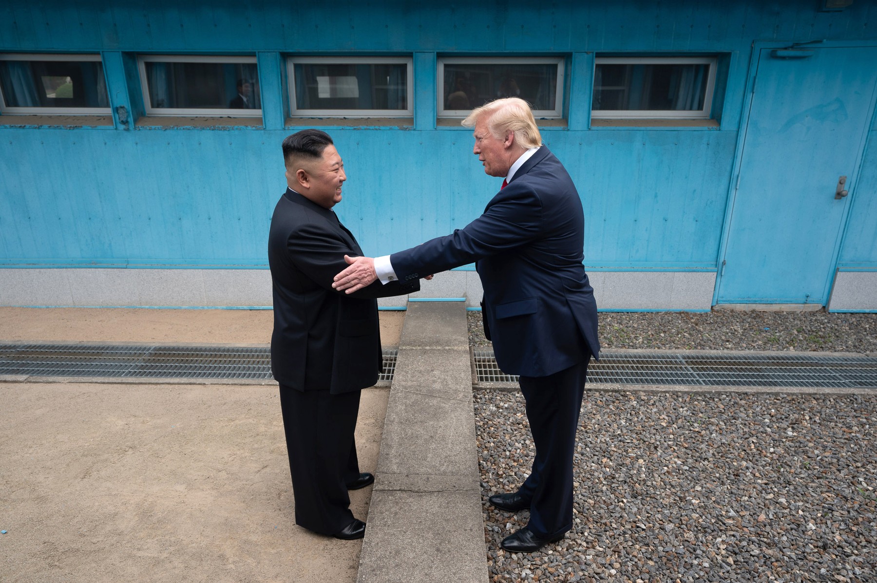 Kim Džong Un in Donald Trump leta 2019