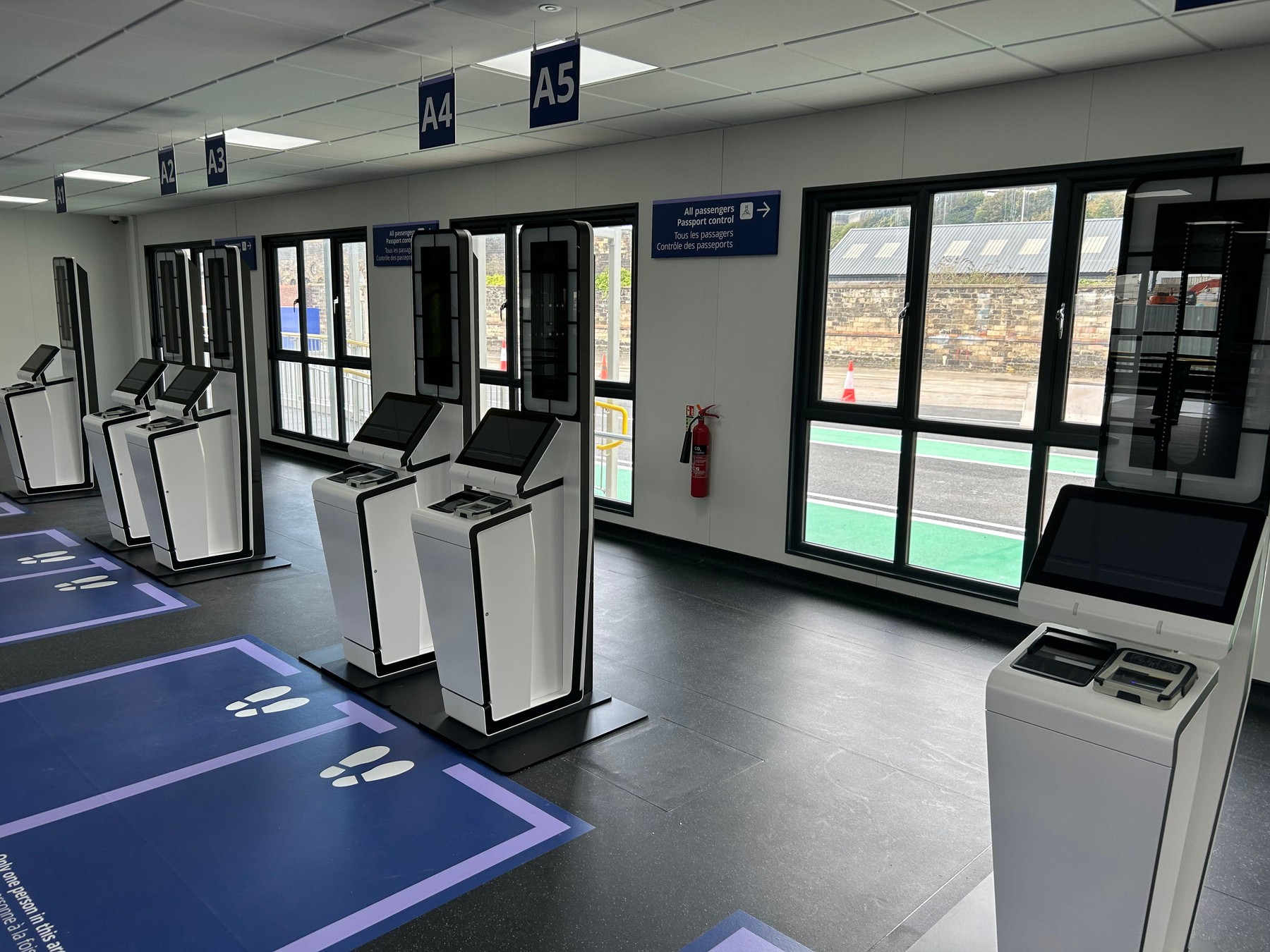 ESS mejni prehod, elektronski nadzor na mejah