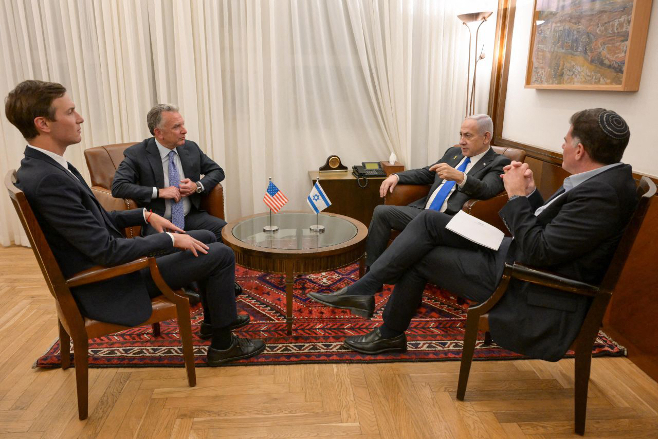 Witkoff, Kushner, Netanjahu in Hercog