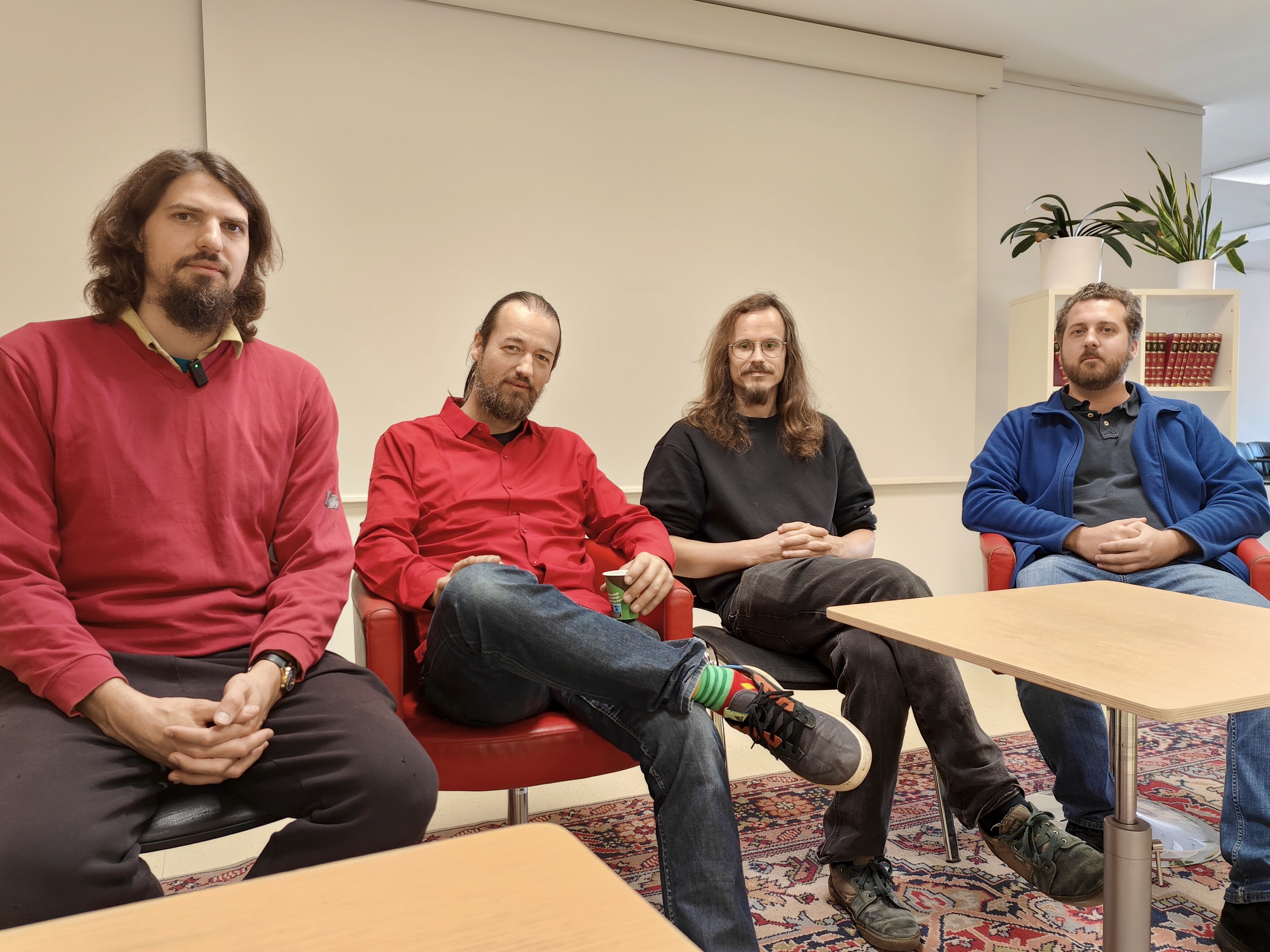 Lio Novelli, Matjaž Ugovšek, Jurij Podgoršek in Leon Anžel