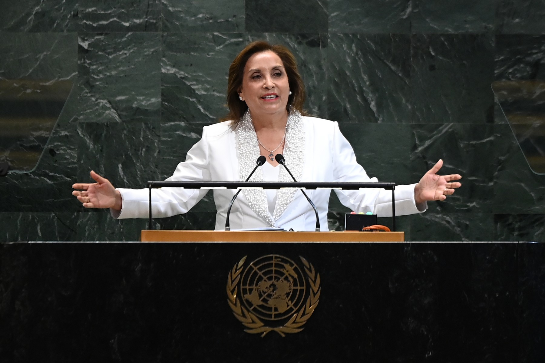 Perujska predsednica Dina Boluarte