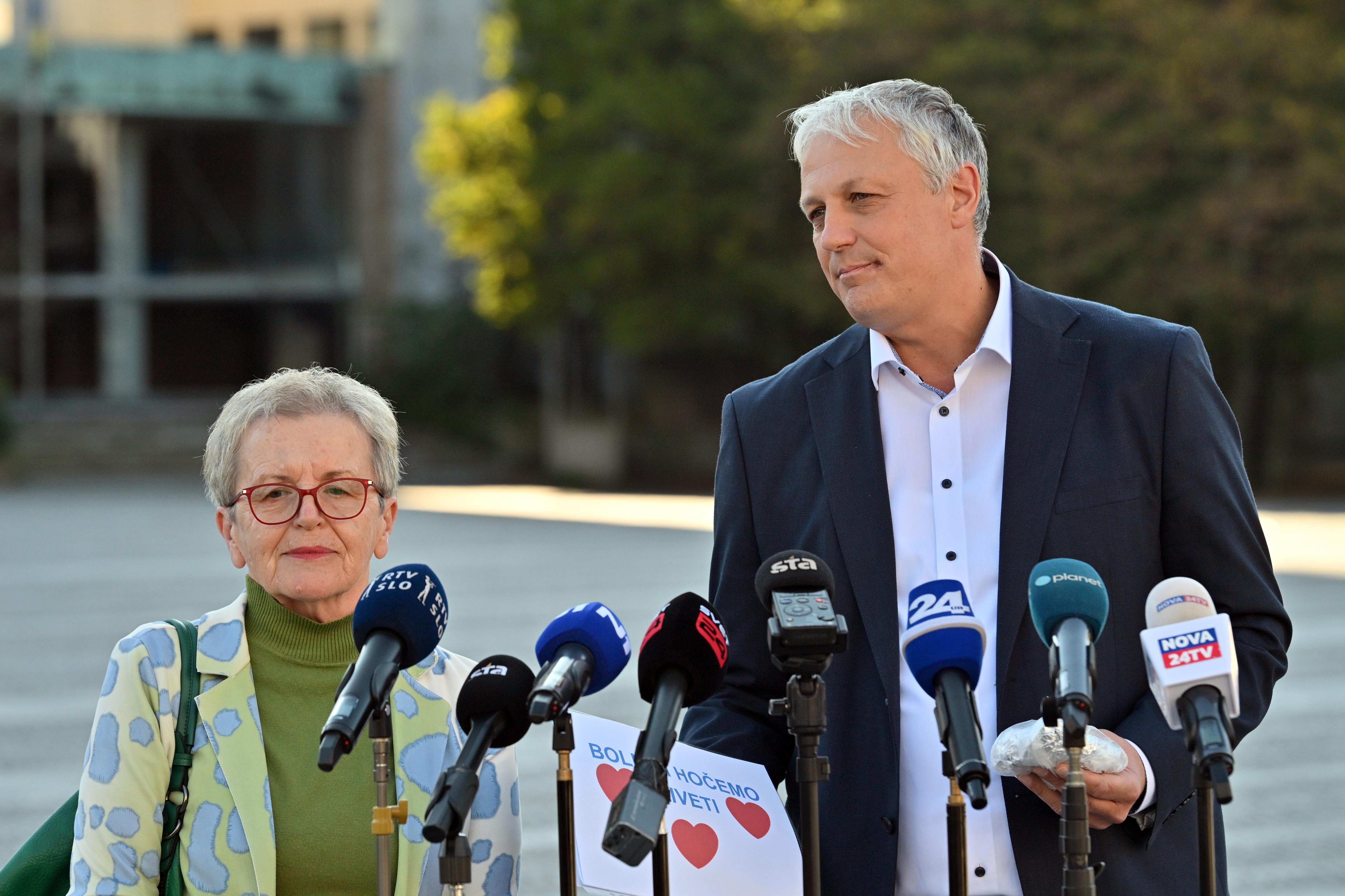 Aleš Primc in Milena Miklavčič