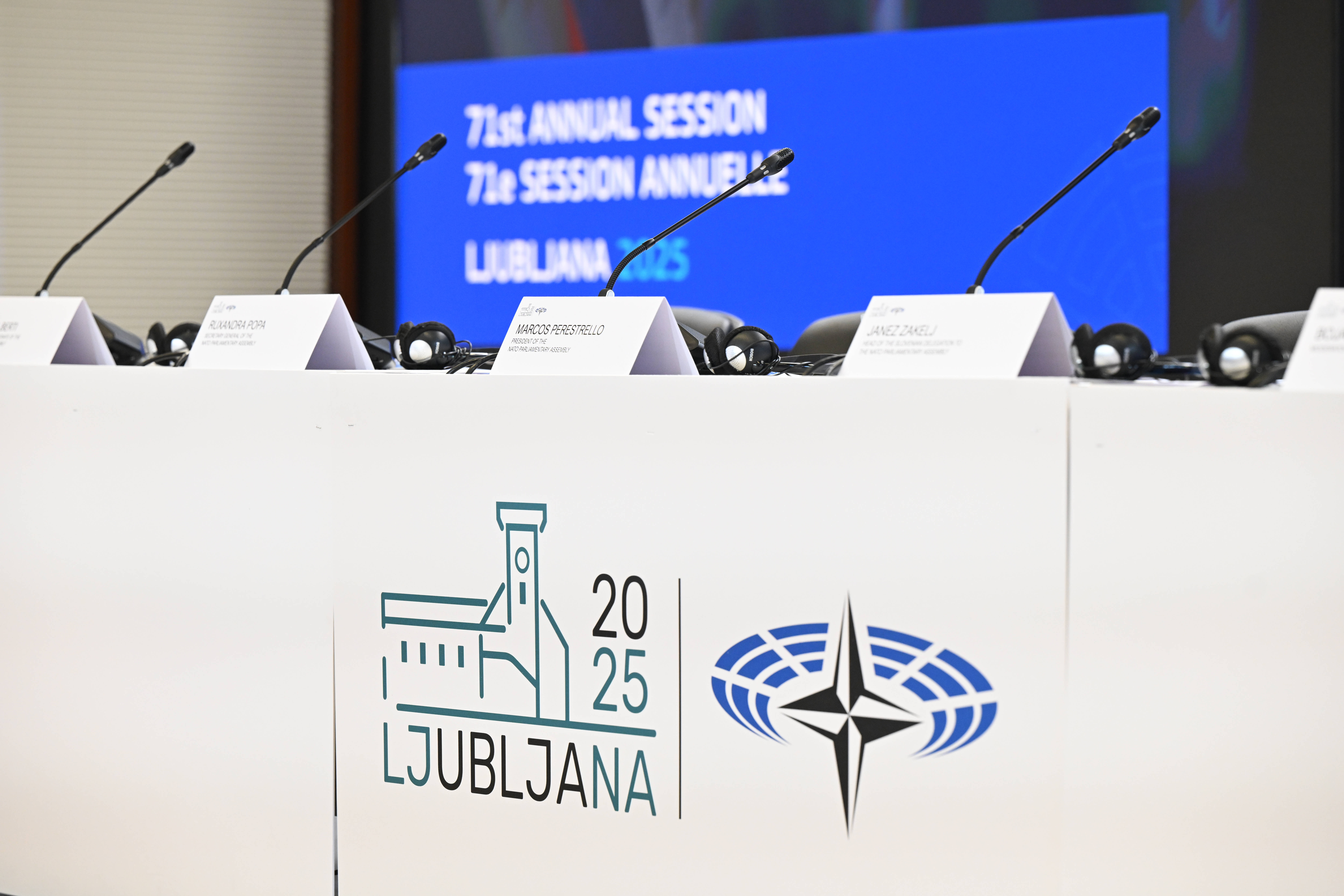 Novinarska konferenca ob 71. letnem zasedanju Parlamentarne skupščine NATO