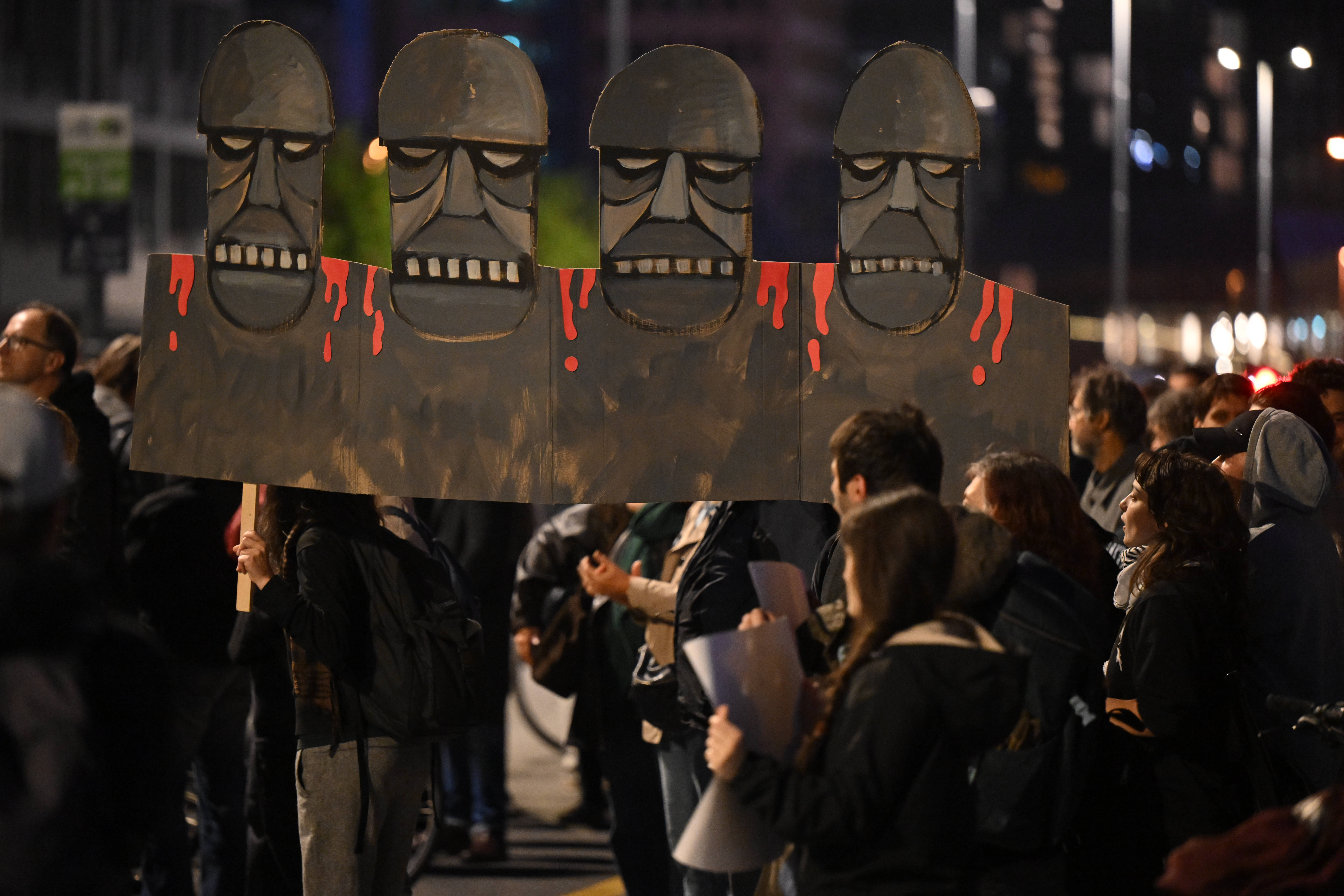 Protest proti zvezi Nato