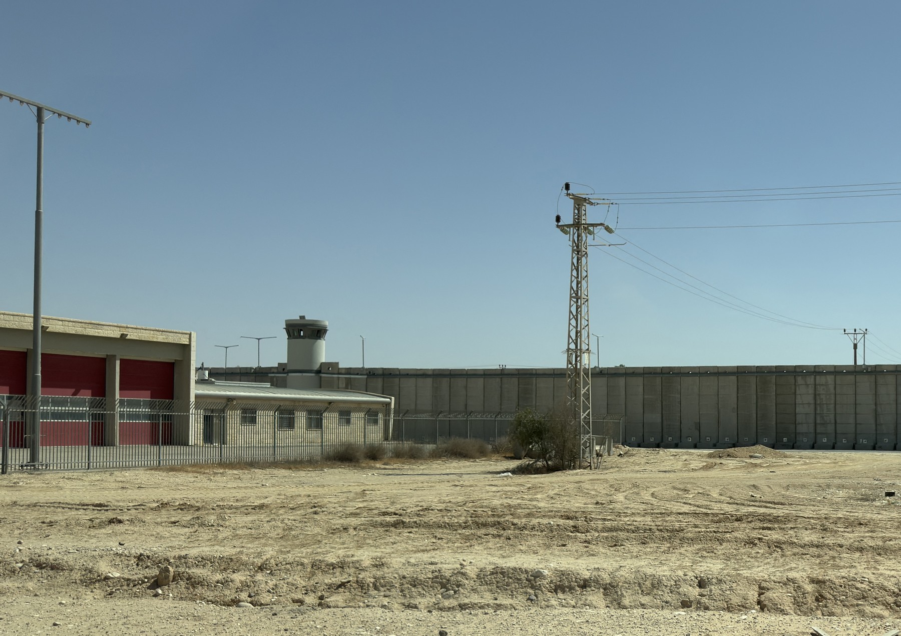 BEERSHEBA, ISRAEL - OCTOBER 03: A view of Ktzi'ot Prison in Negev desert,
