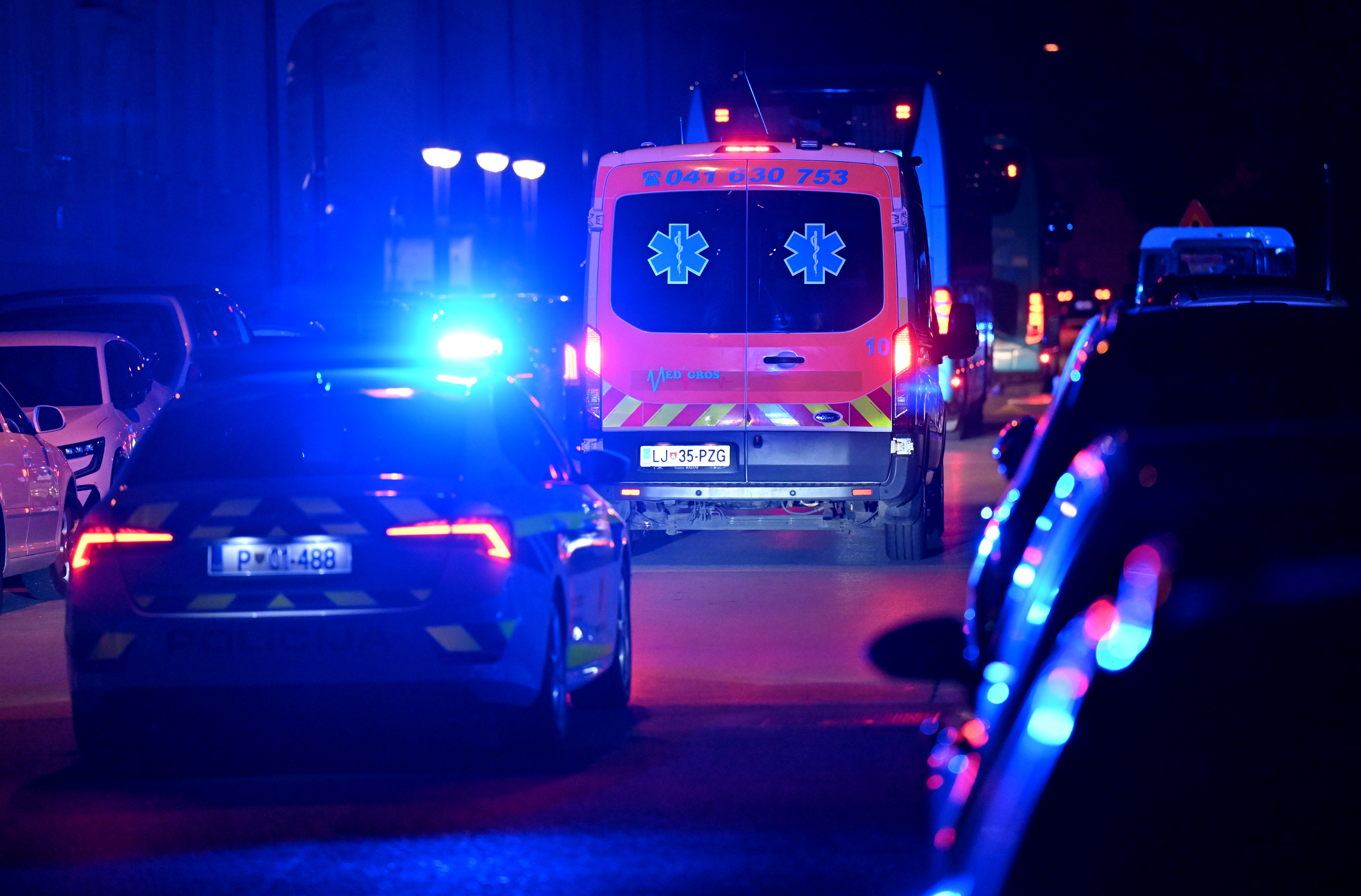 Policija in rešilec