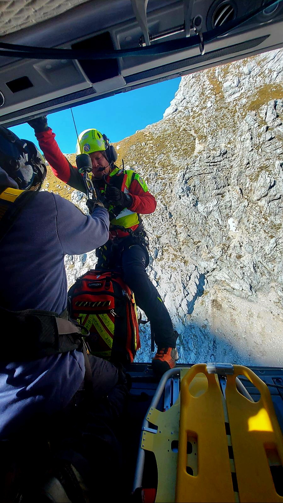 Foto: reševanje Kukova špica