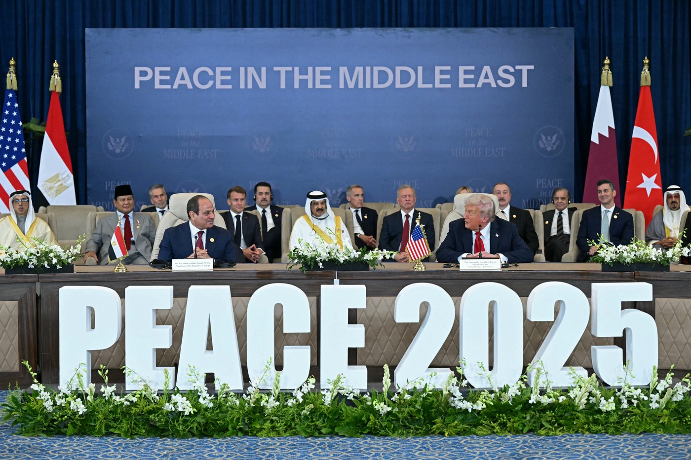 Podpis deklaracije o miru v Gazi