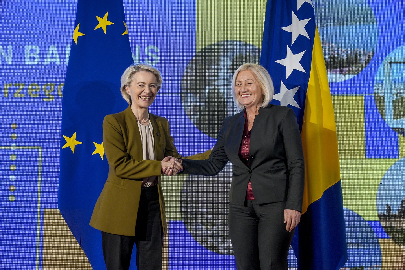 Ursula von der Leyen in Borjana Krišto