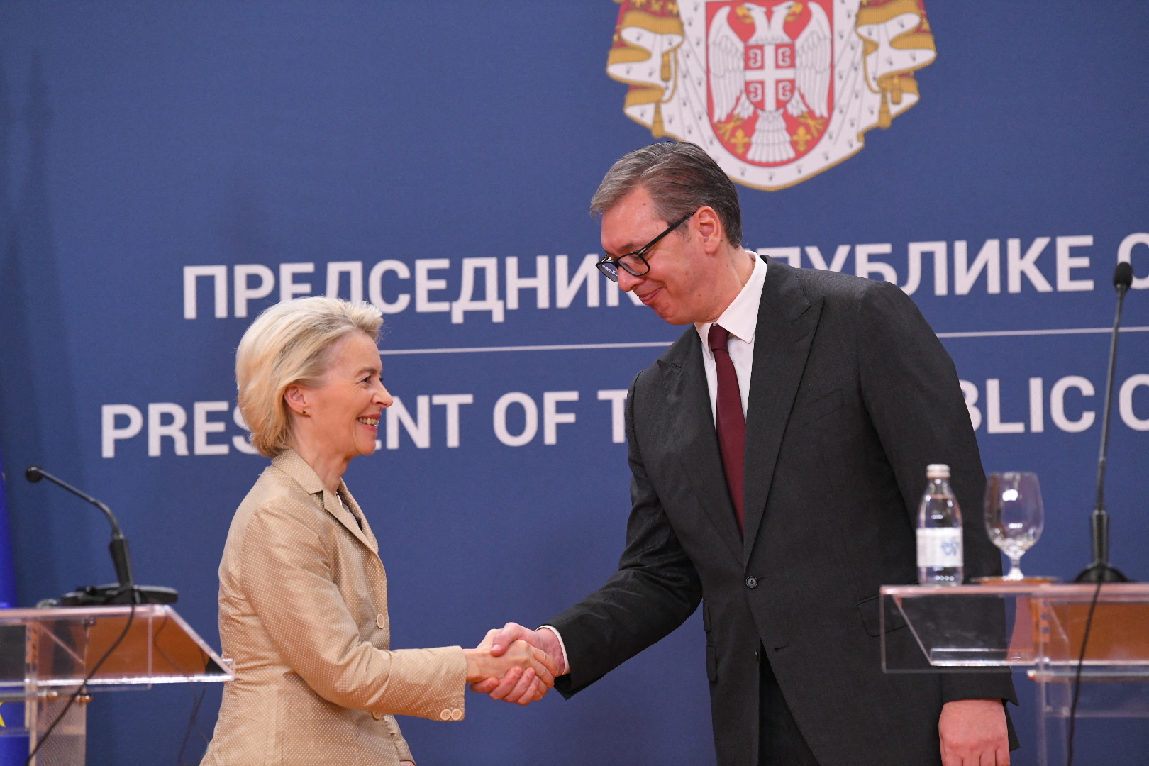 Von der Leyen in Vučić