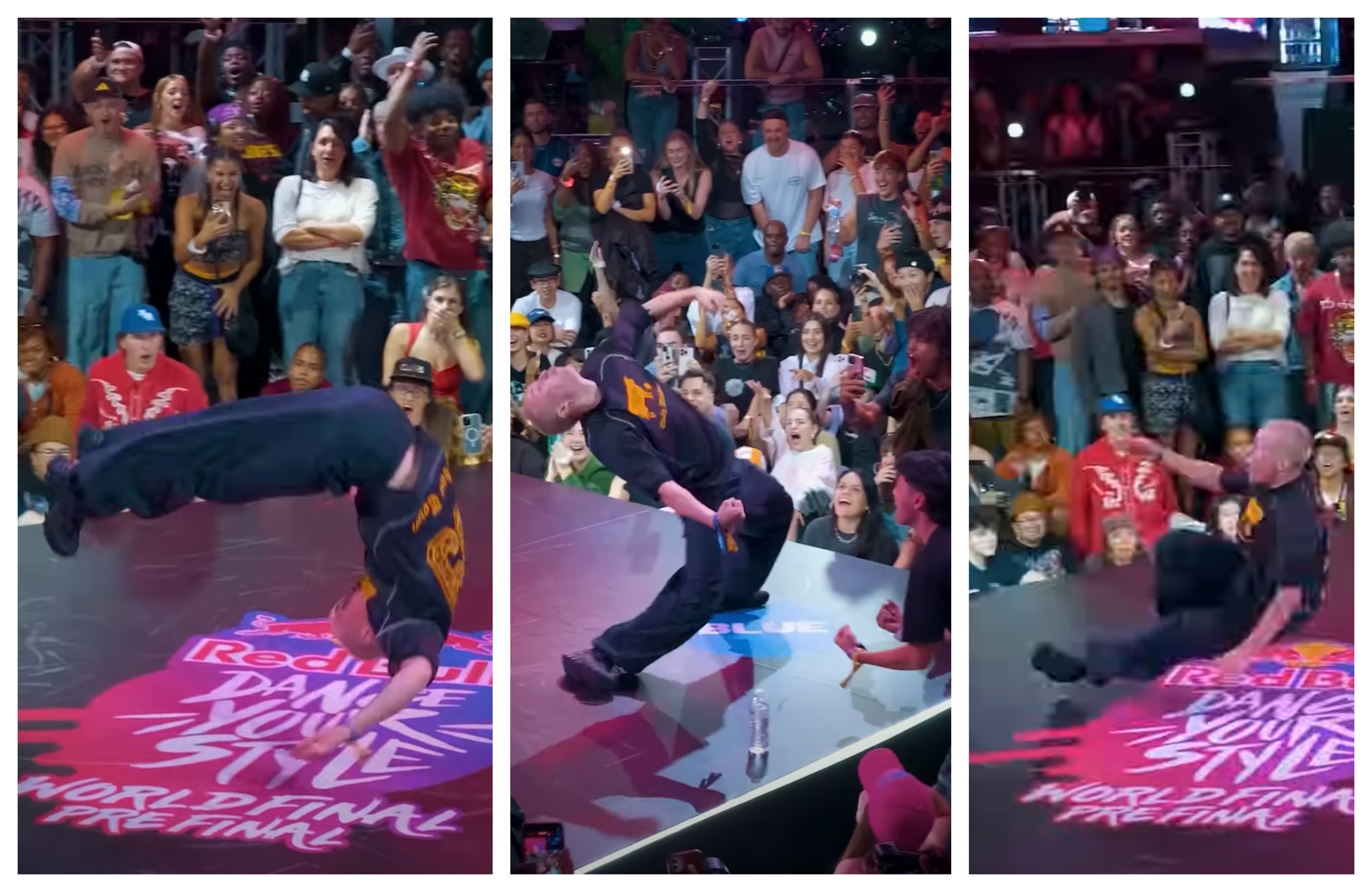 Ian Hotko free-style hip-hop plesalec v finalu tekmovanja Red Bull Dance Your Style