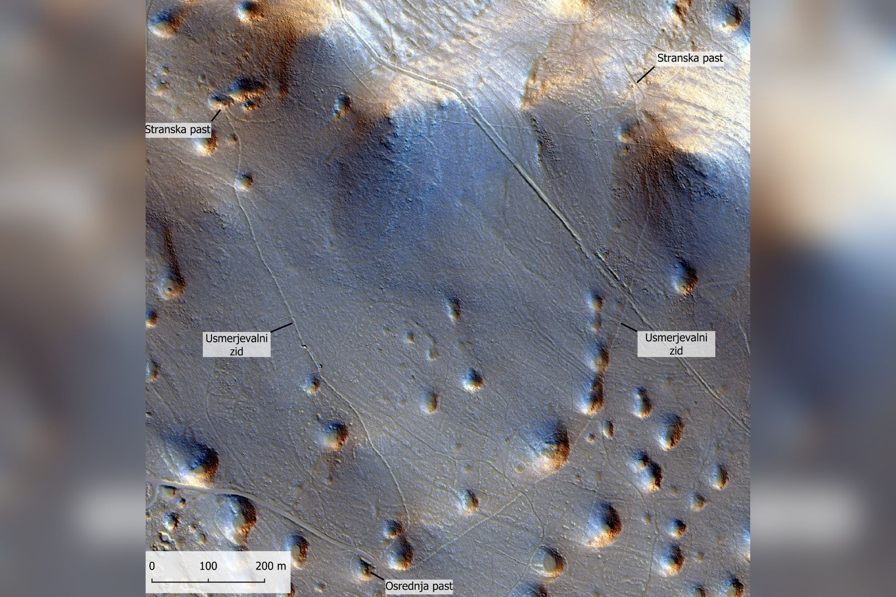 Slovenska arheološka stroka je na Krasu našla več kilometrov dolge kamnite strukture