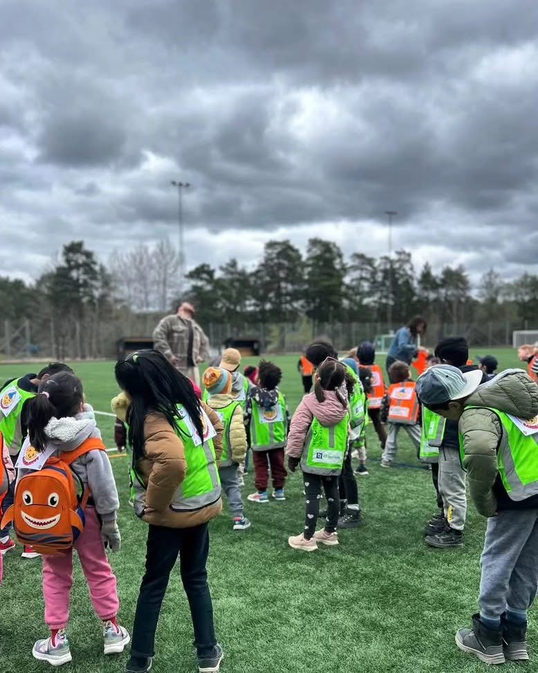 Otroci v švedskem vrtcu