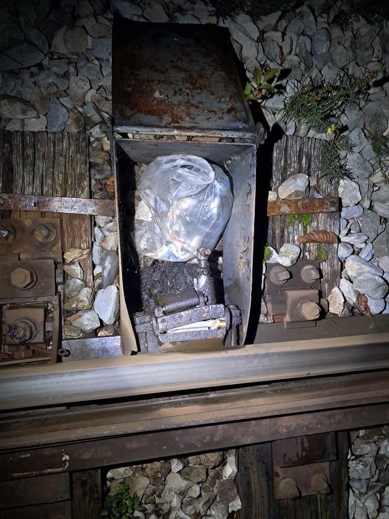 Iztirjenje vlaka na Gorenjskem