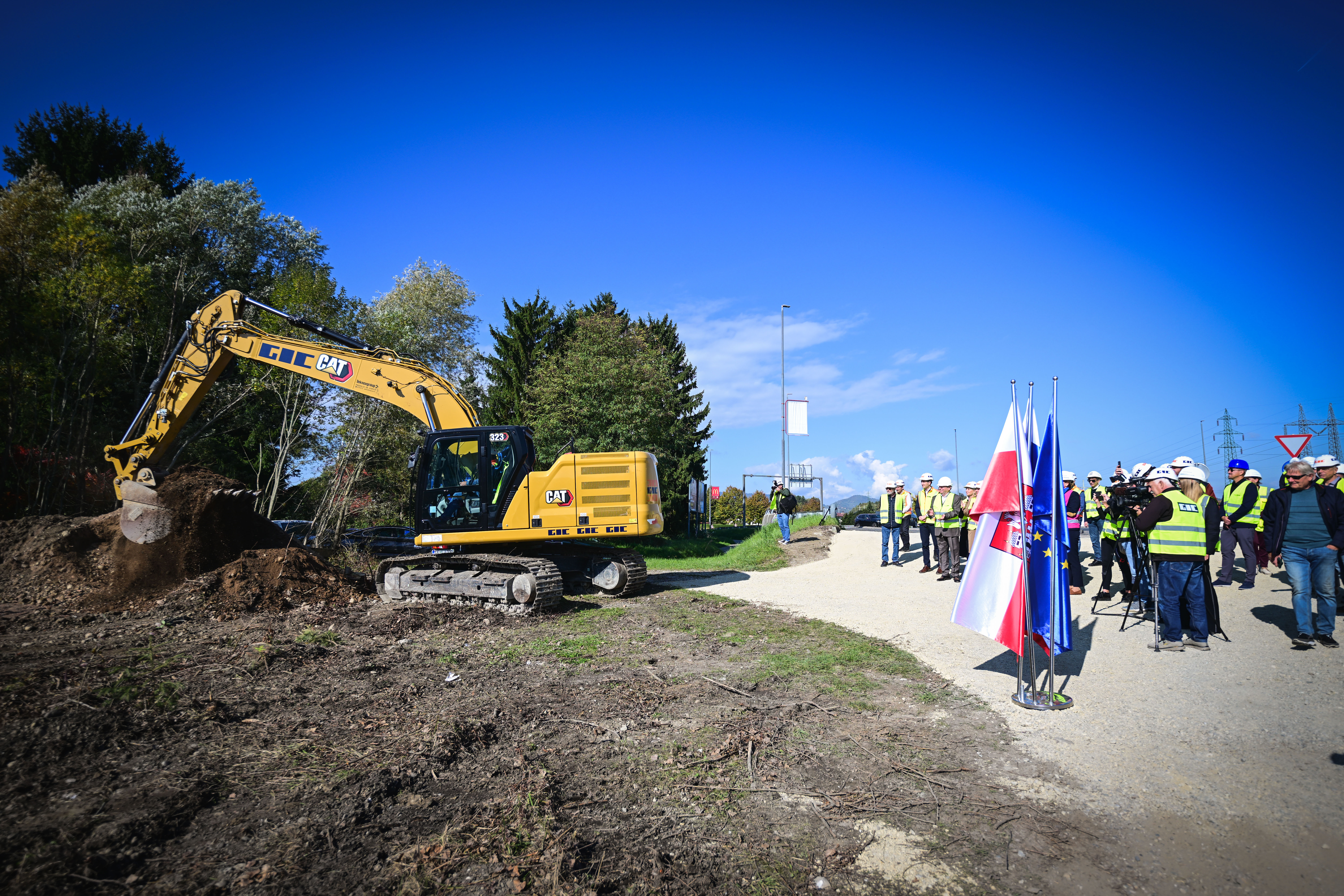 Dogodek ob začetku gradnje zahodne obvoznice v Mariboru, promet, politika, Alenka Bratušek,Gregor ReichenbergFoto:Marko Pigac/F.A.Bobo