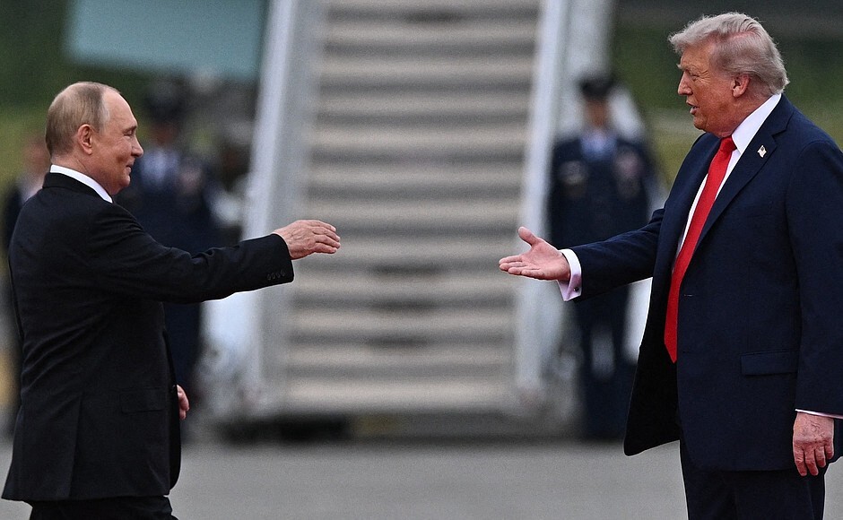 Donald Trump in Vladimir Putin