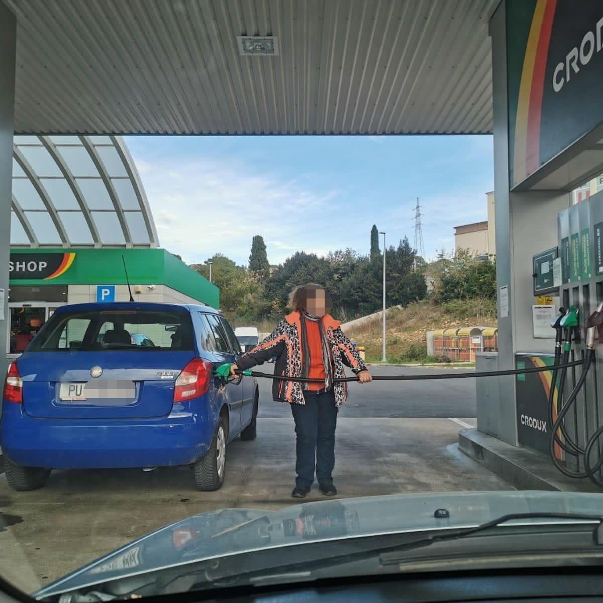 Točenje goriva Hrvaška