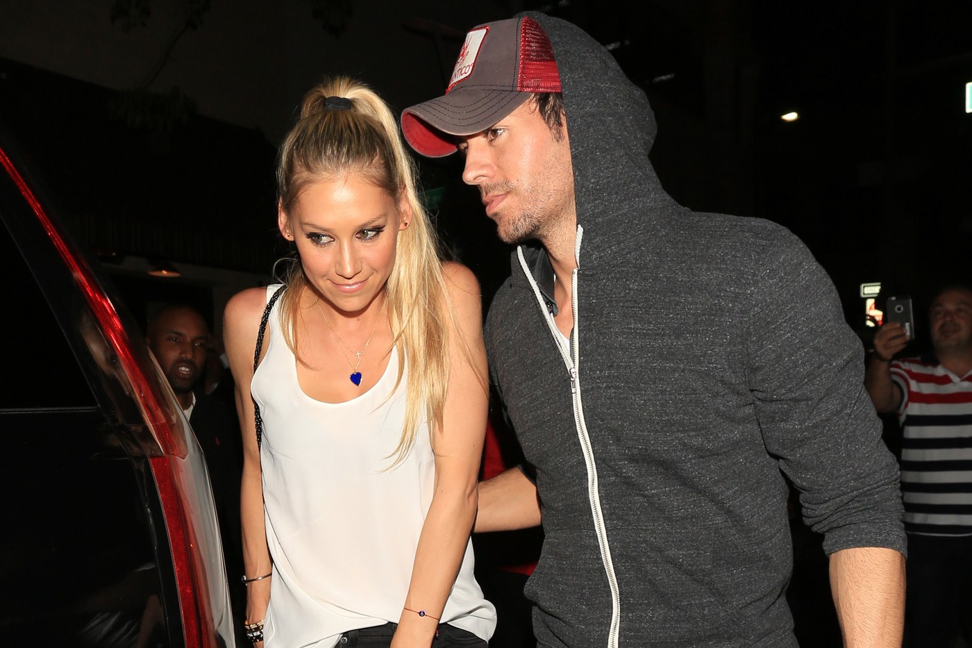 Enrique Iglesias in Anna Kournikova