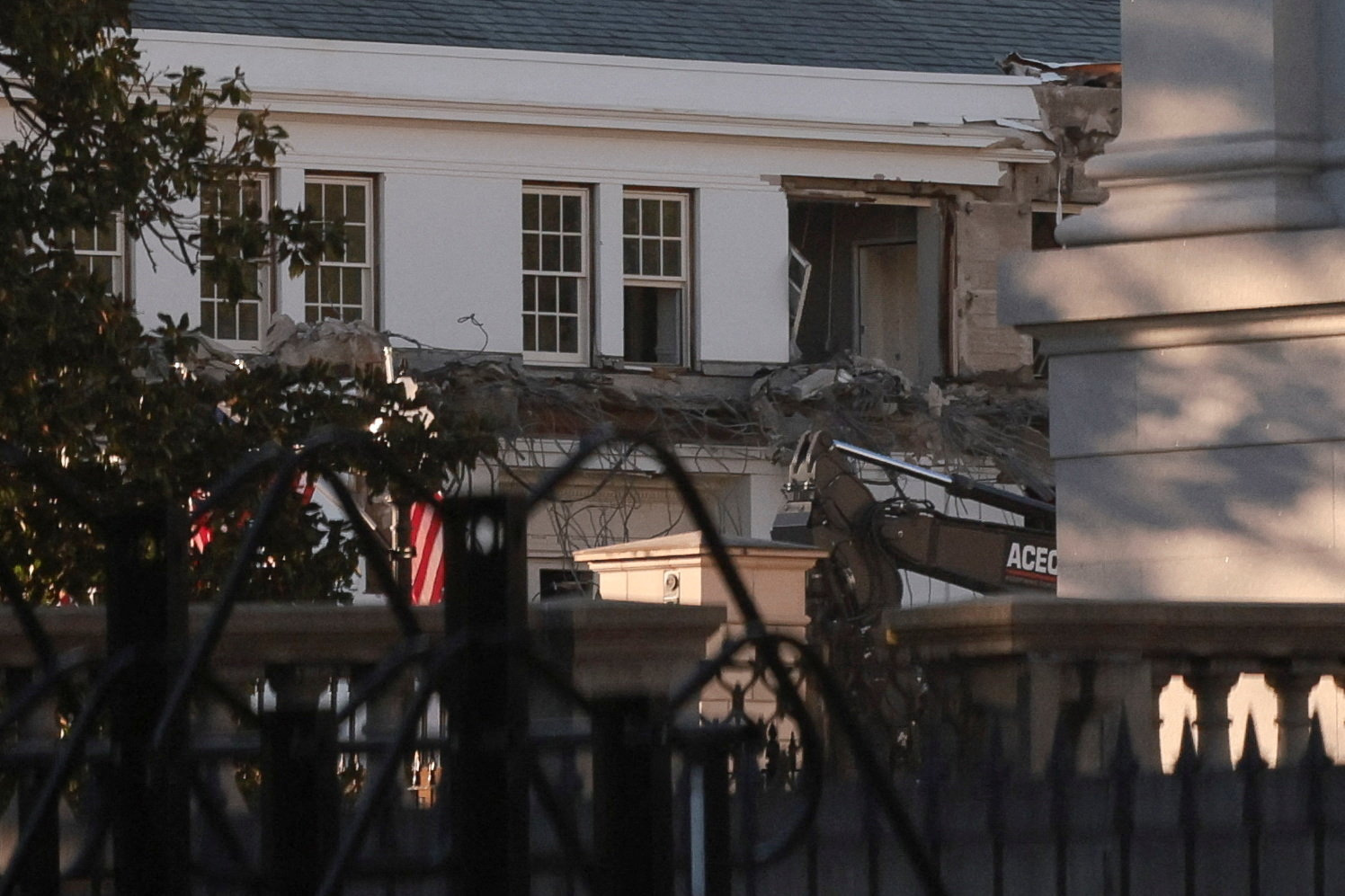 Dela v vzhodnem krilu Bele hiše