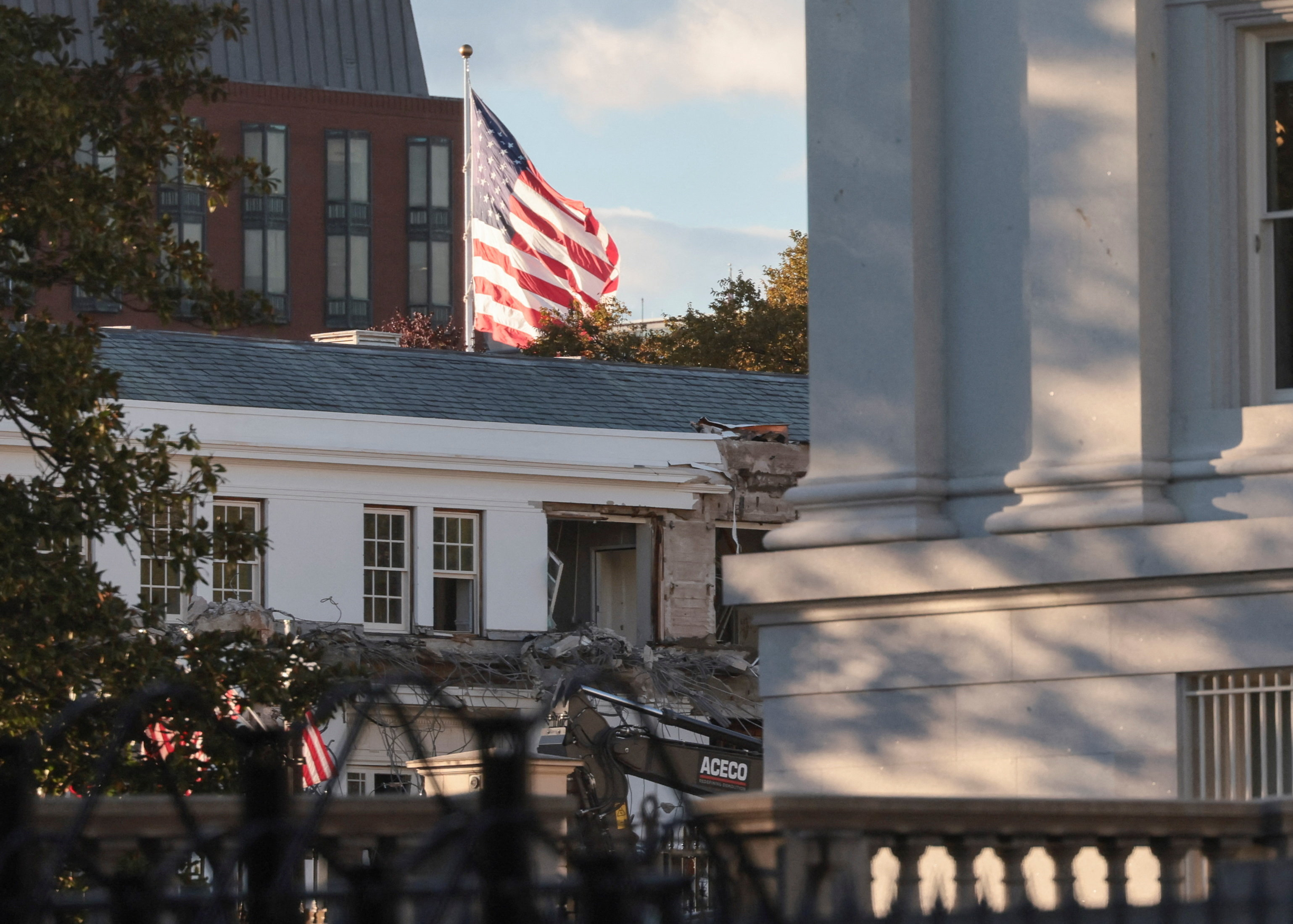 Dela v vzhodnem krilu Bele hiše