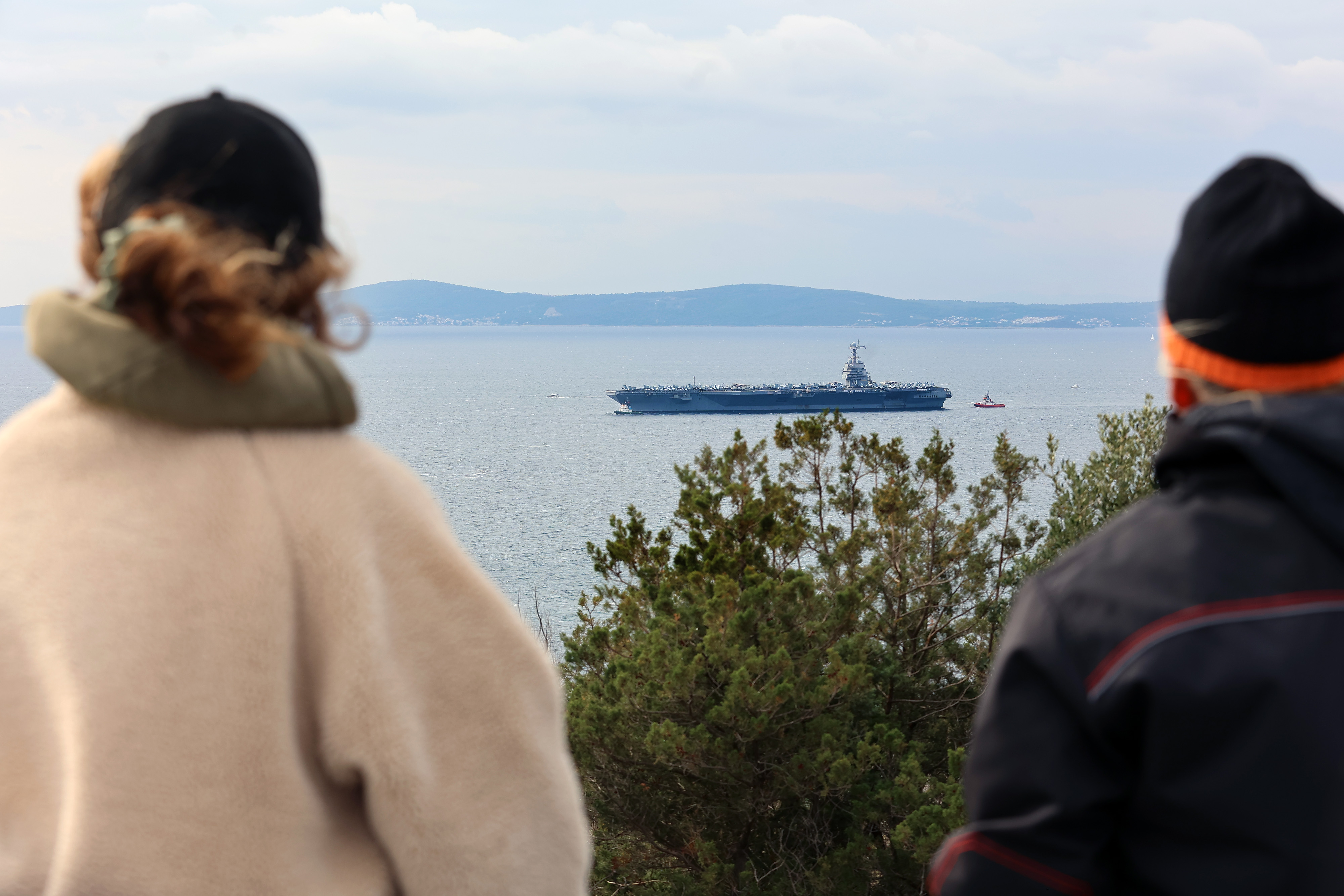 Letalonosilka 6. flote ameriške mornarice USS Gerald R. Ford