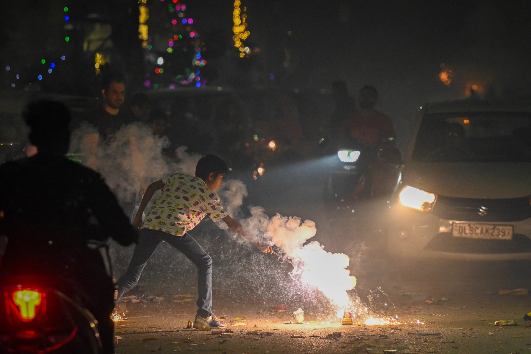 Praznovanje divalija v New Delhiju