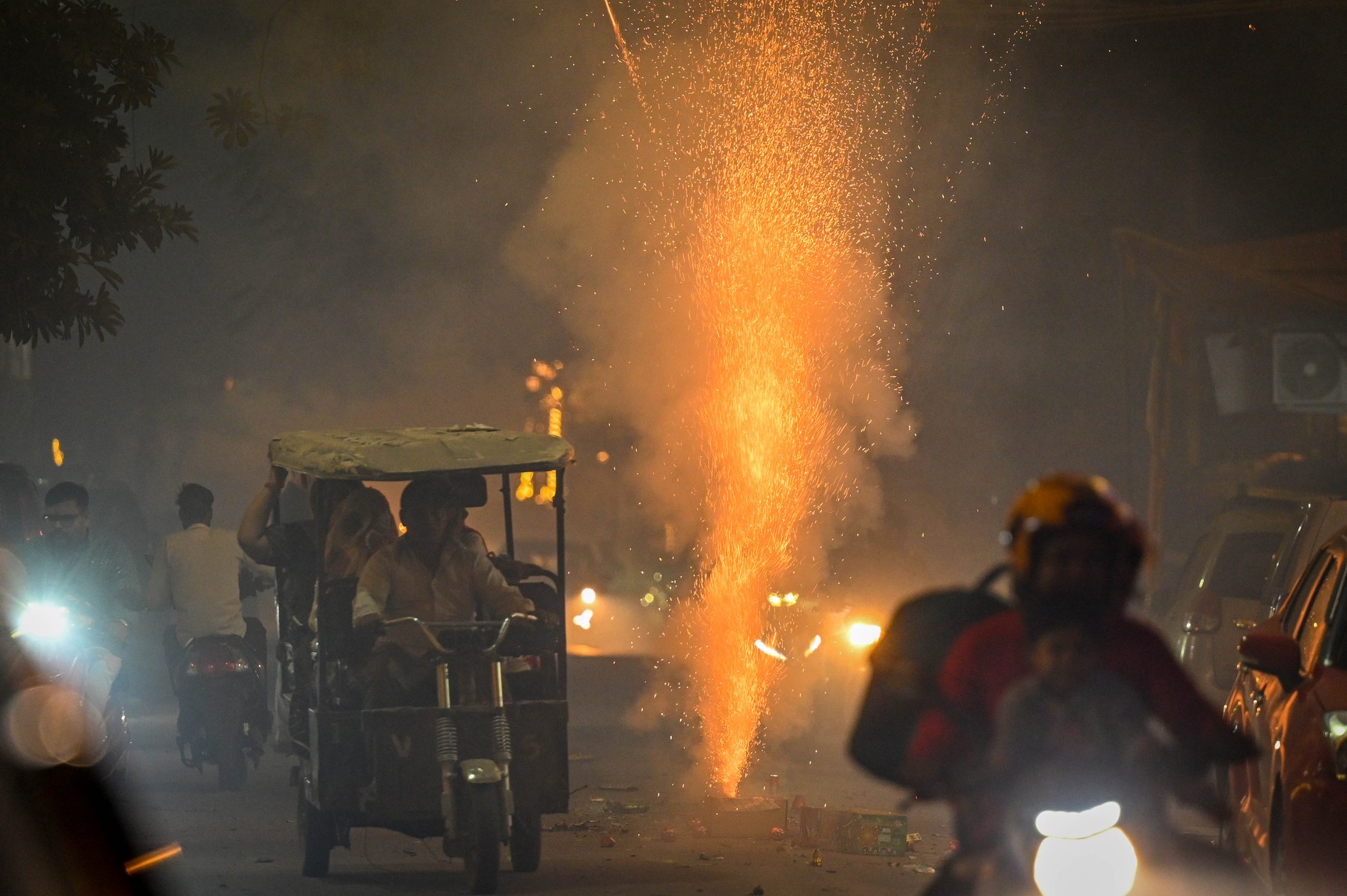 Praznovanje divalija v New Delhiju