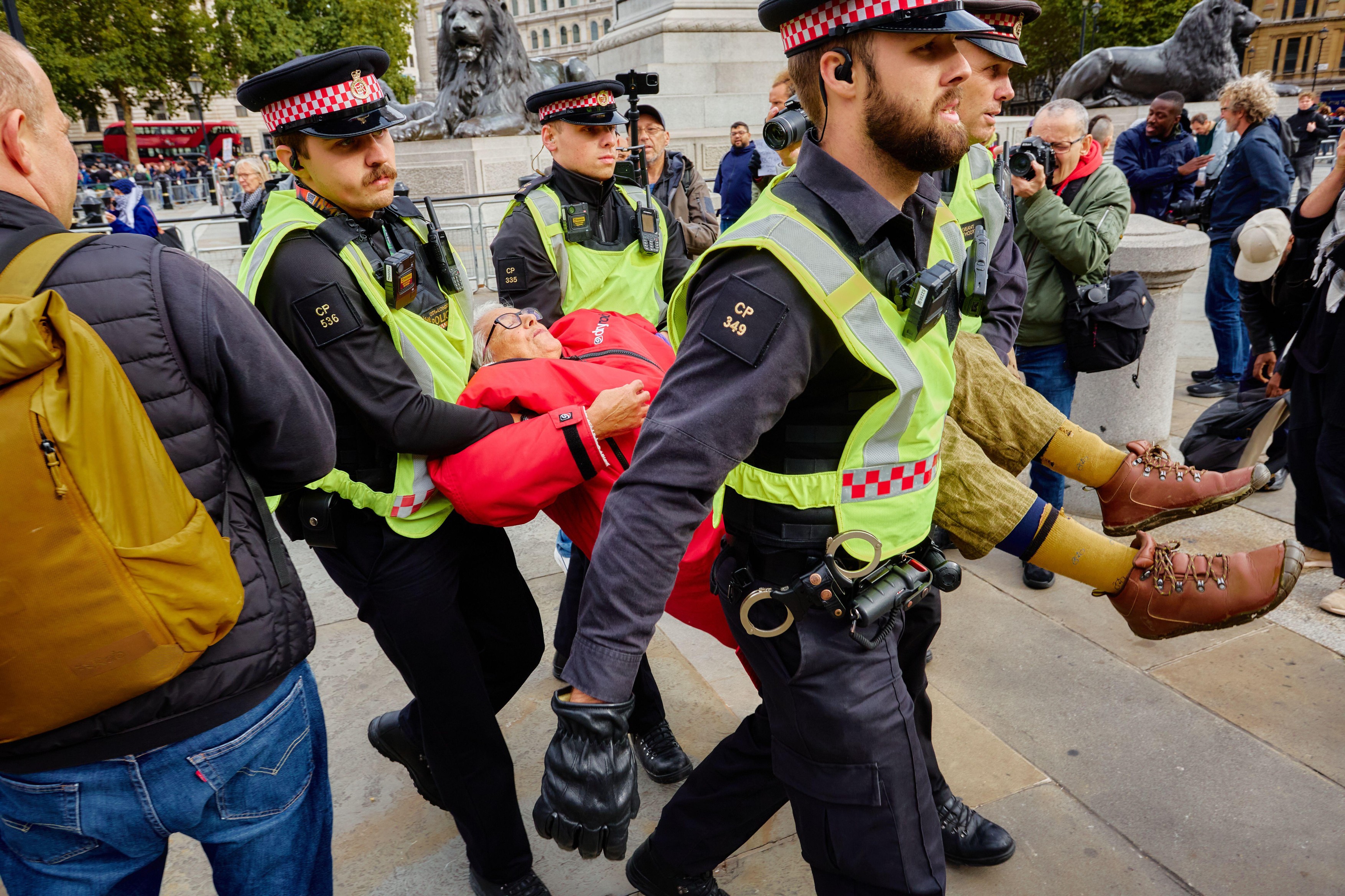 Protest v podporo Palestine Action