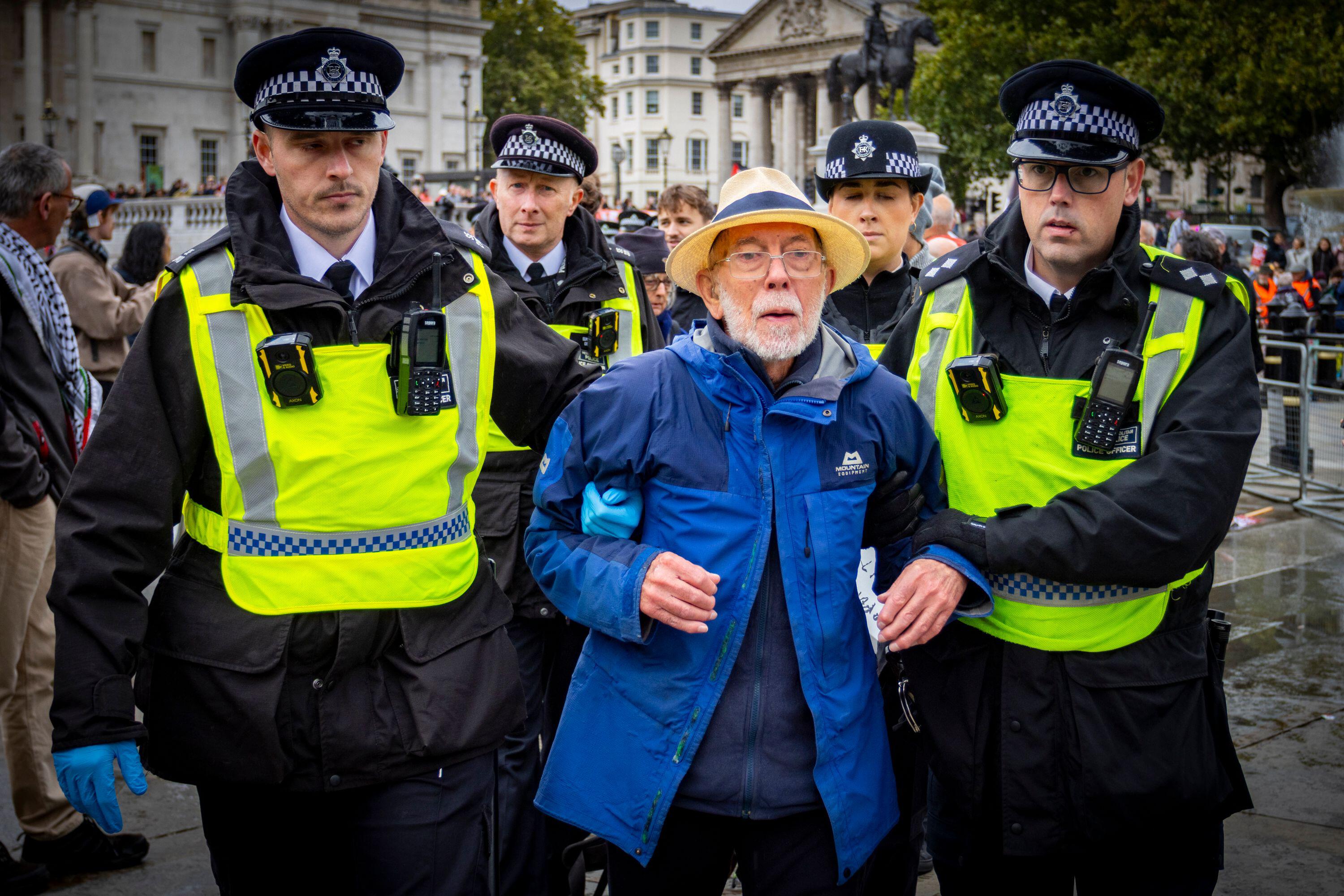 Protest v podporo Palestine Action