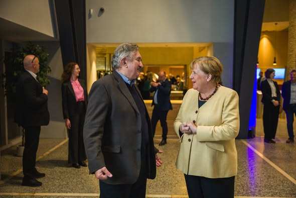 Angela Merkel v Budimpešti