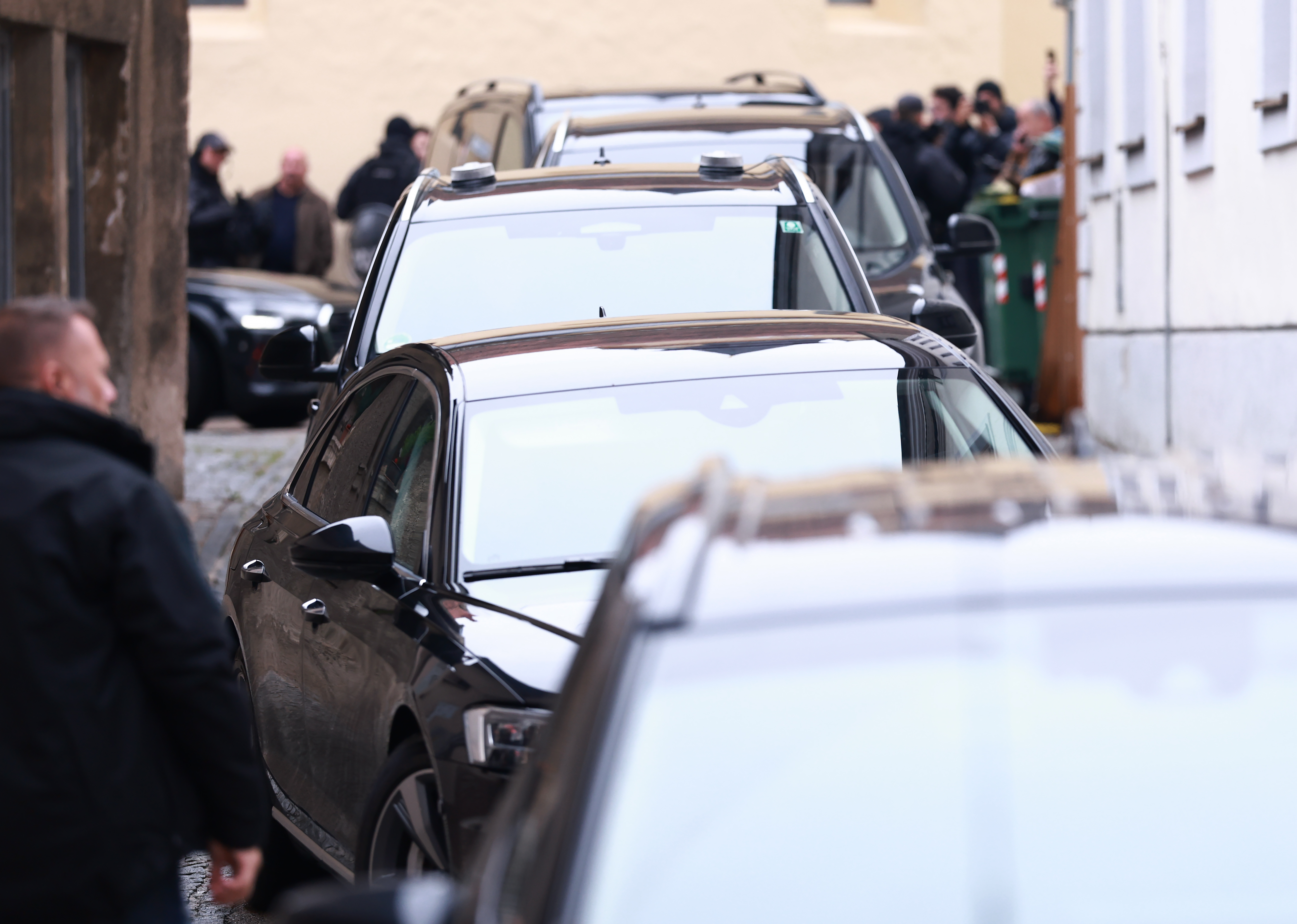 Prihod pristojnih v Novo mesto