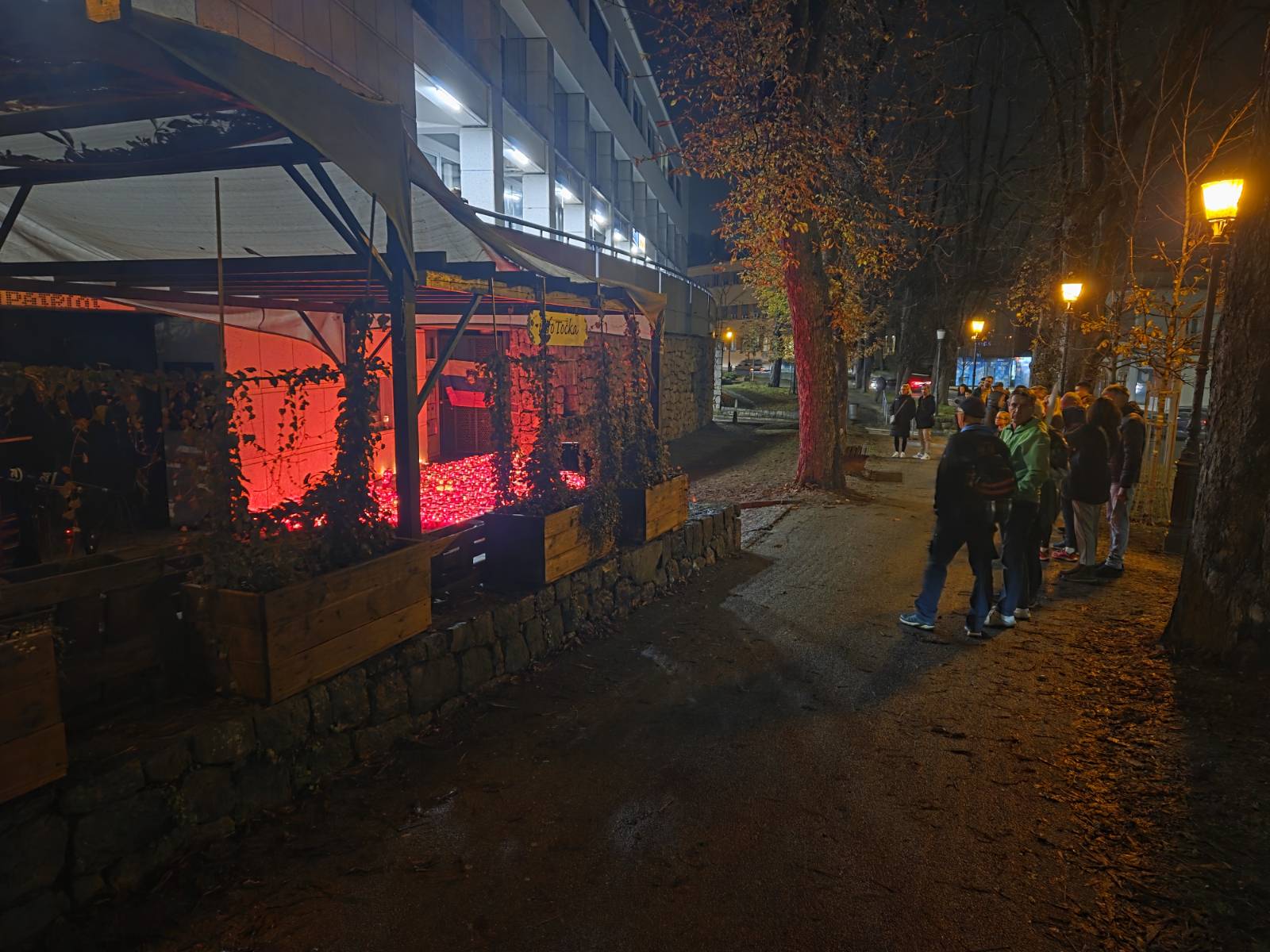 Prižiganje svečk v Novem mestu