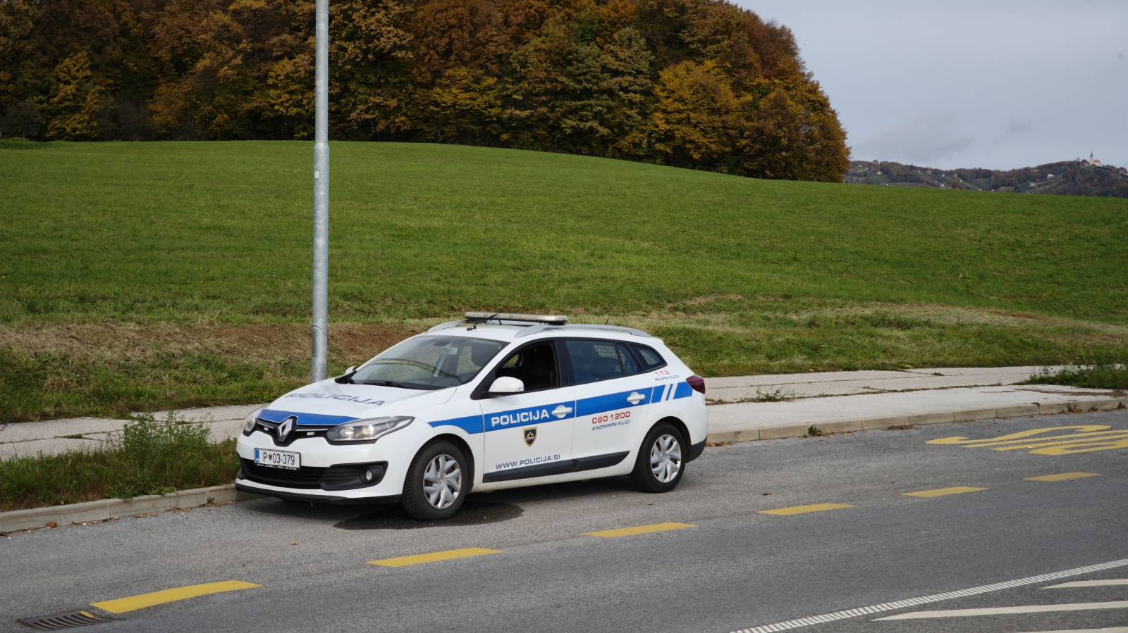 Policijske patrulje v okolici Novega mesta