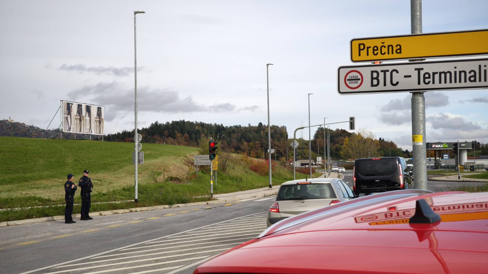 Policijske patrulje v okolici Novega mesta