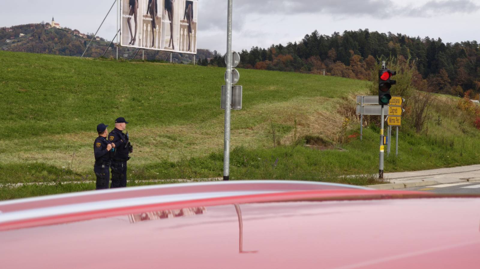 Policijske patrulje v okolici Novega mesta