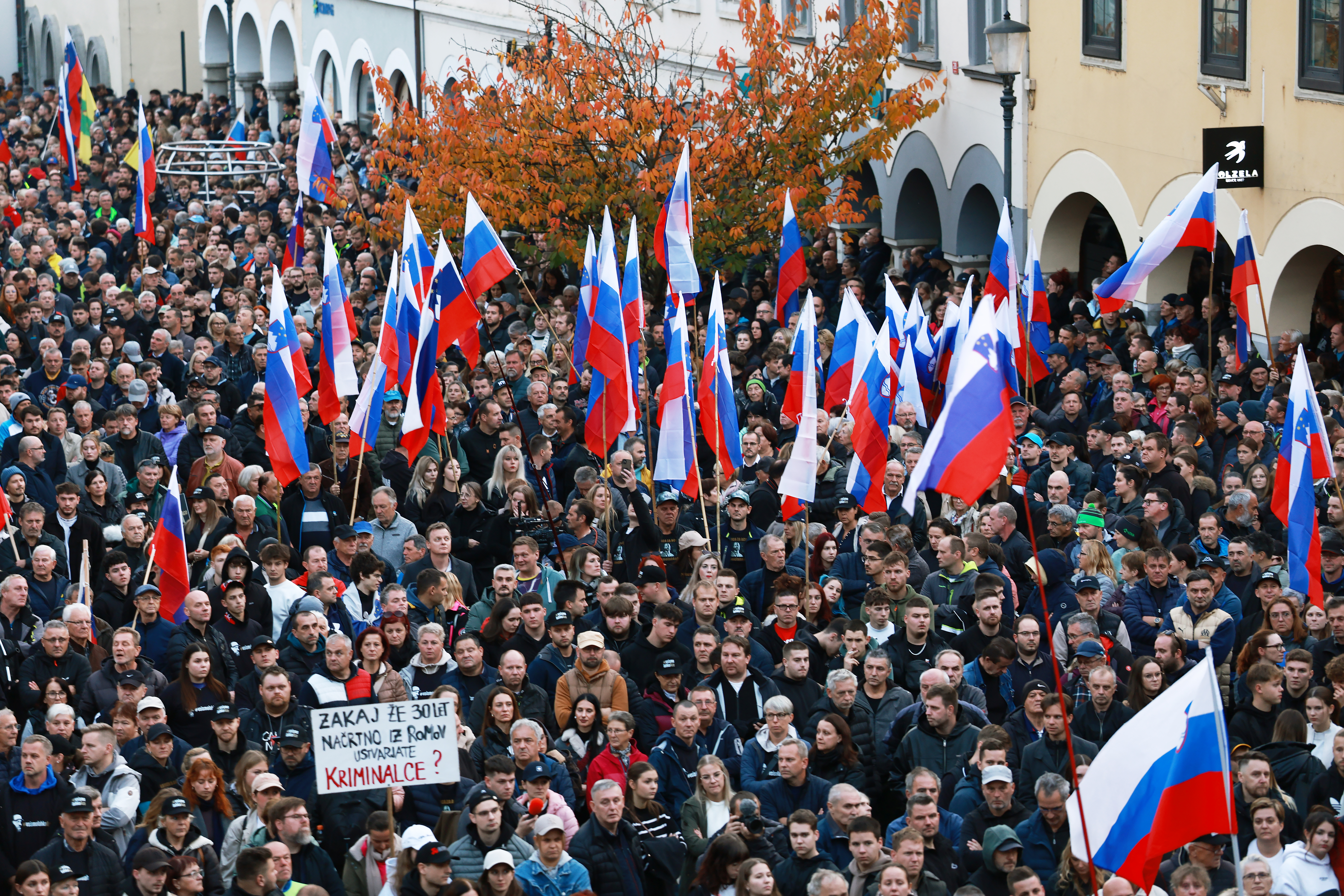 Protestni shod v Novem mestu