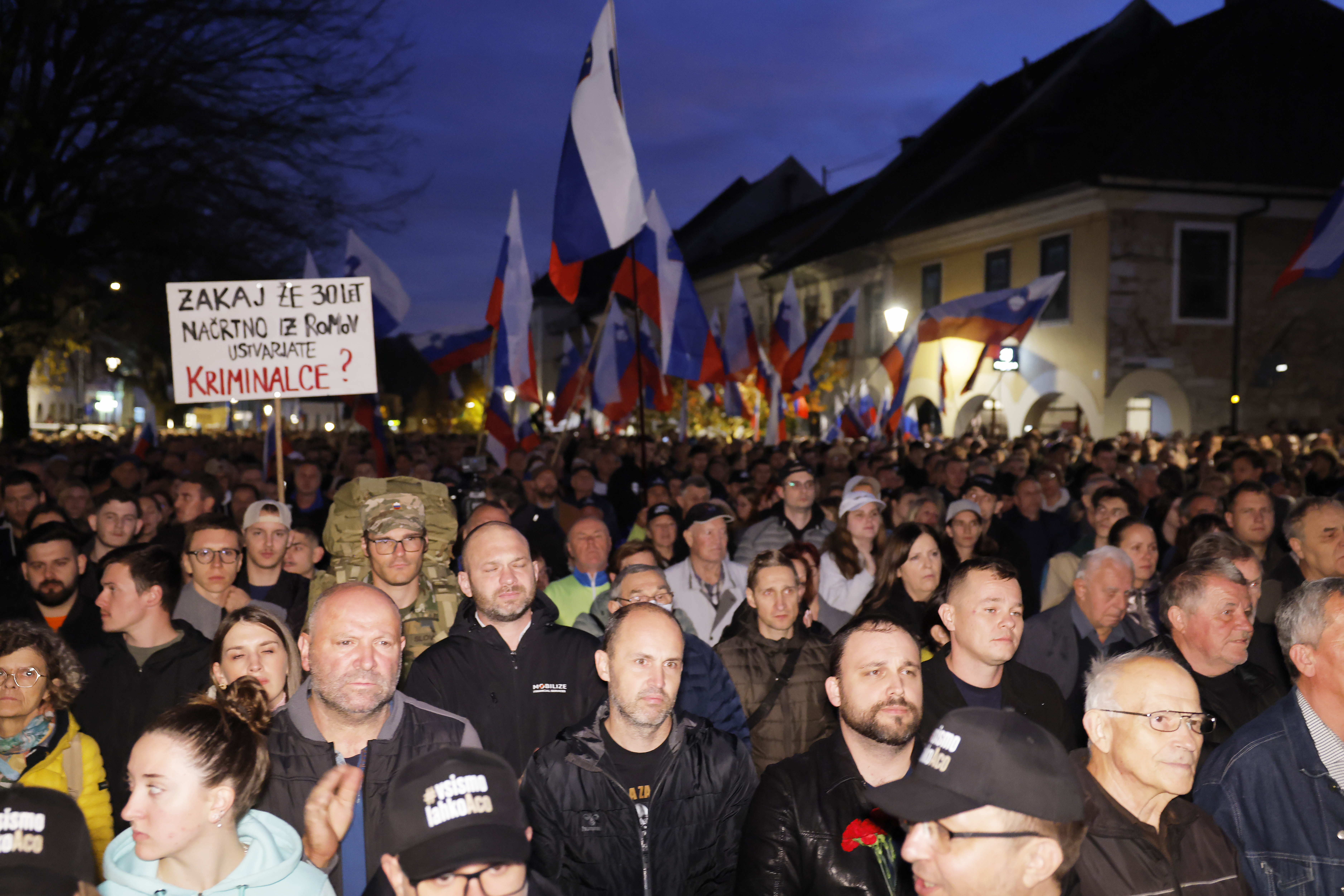 Protestni shod v Novem mestu