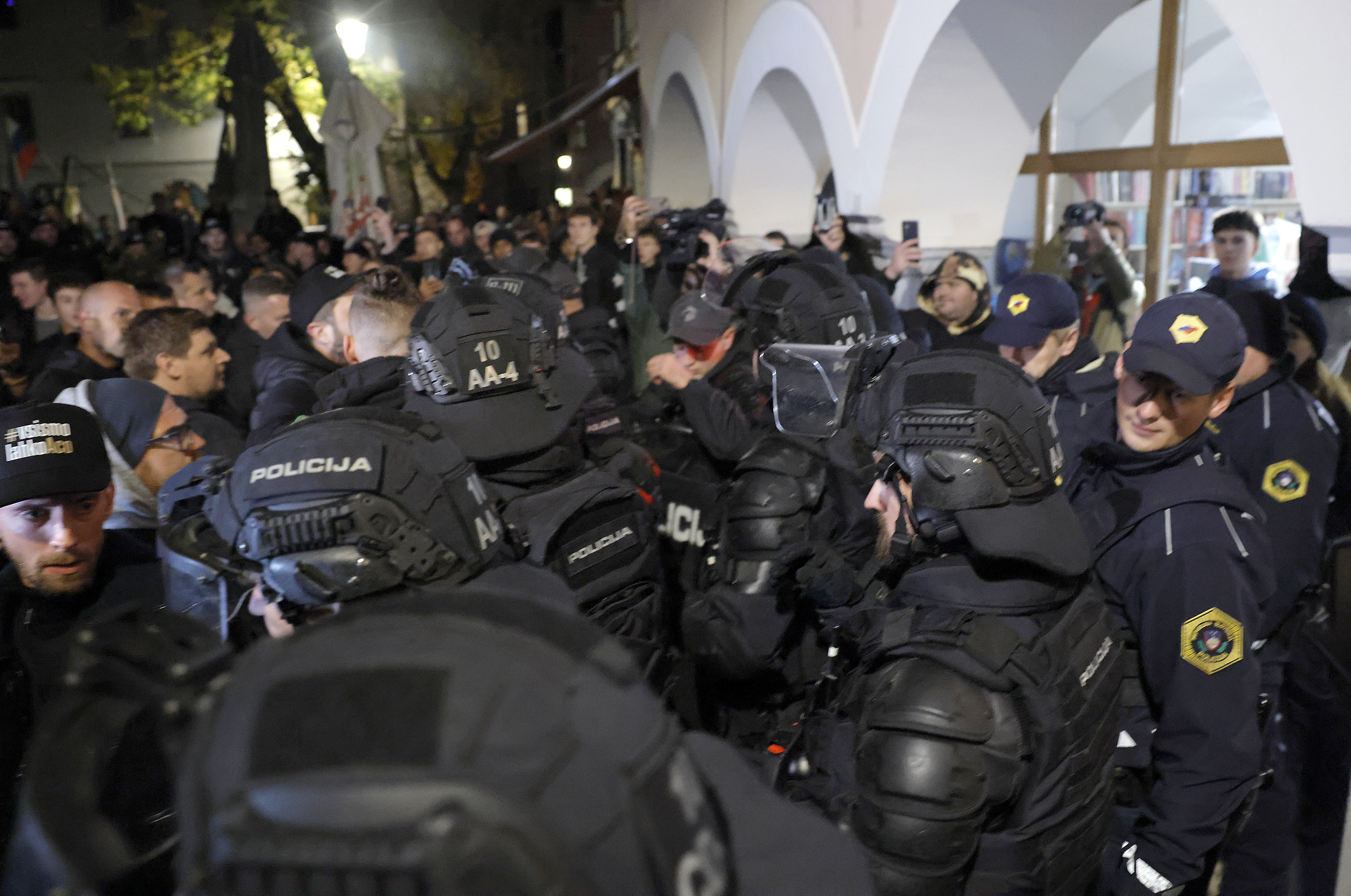 Protest v Novem mestu