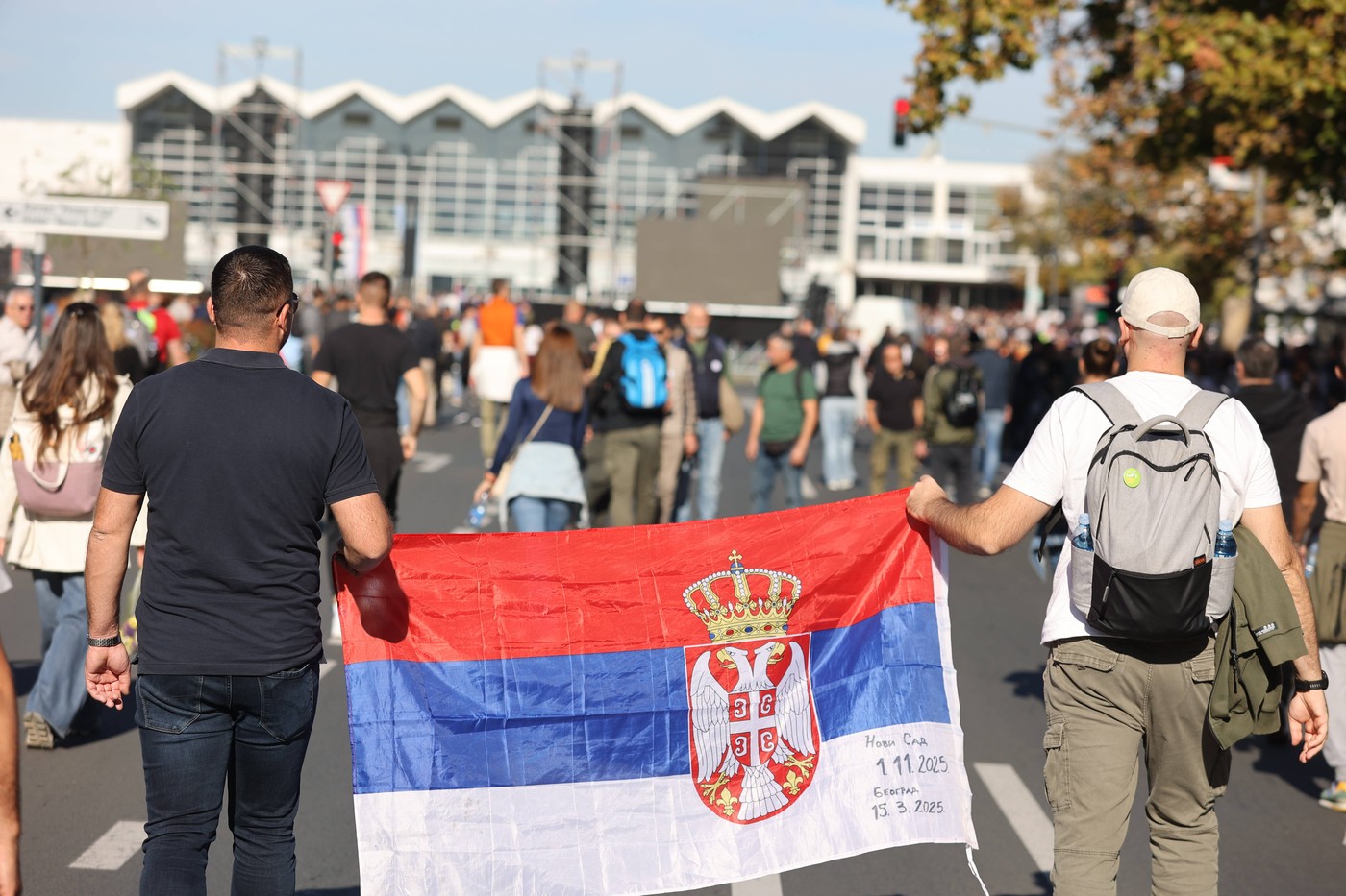 Shod ob obletnice tragedije v Novem Sadu