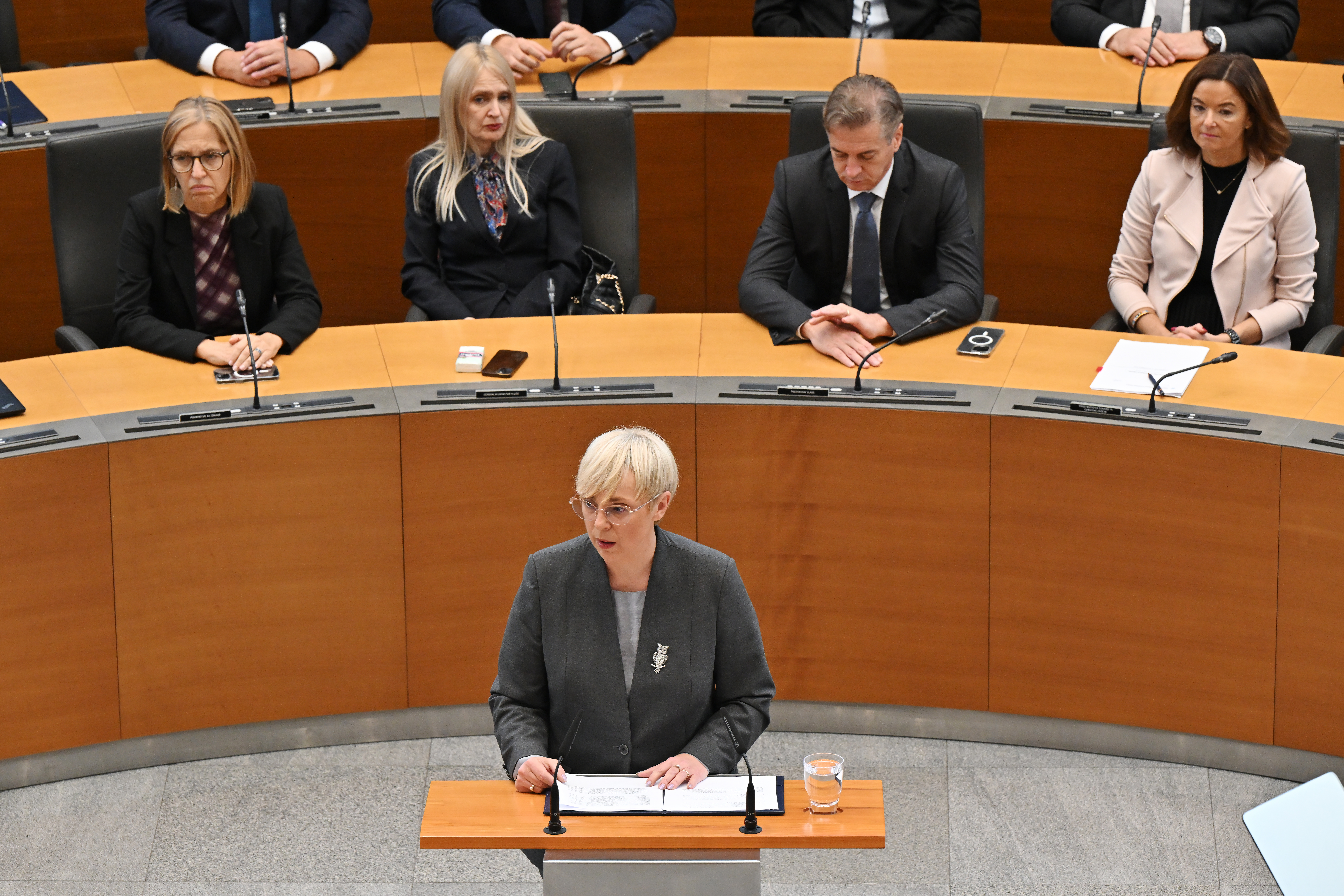 nagovor predsednice poslancem