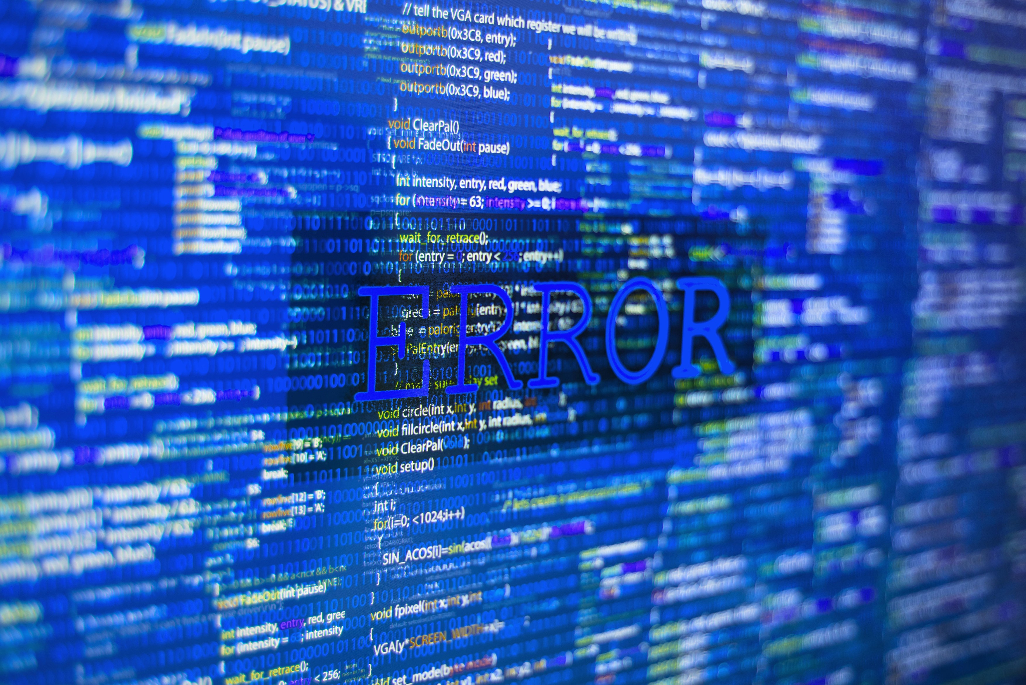 računalniška napaka