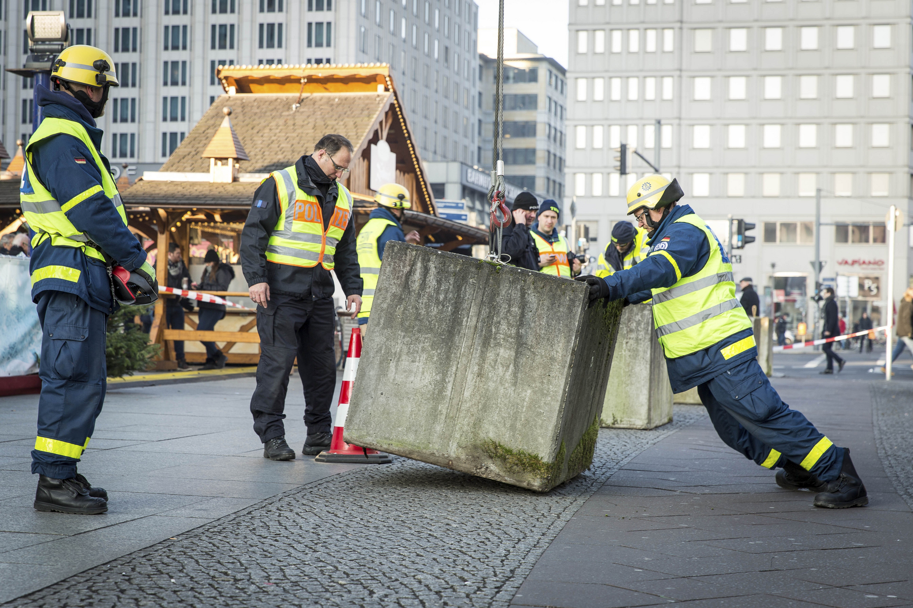 Božični sejem Nemčija, betonski bloki