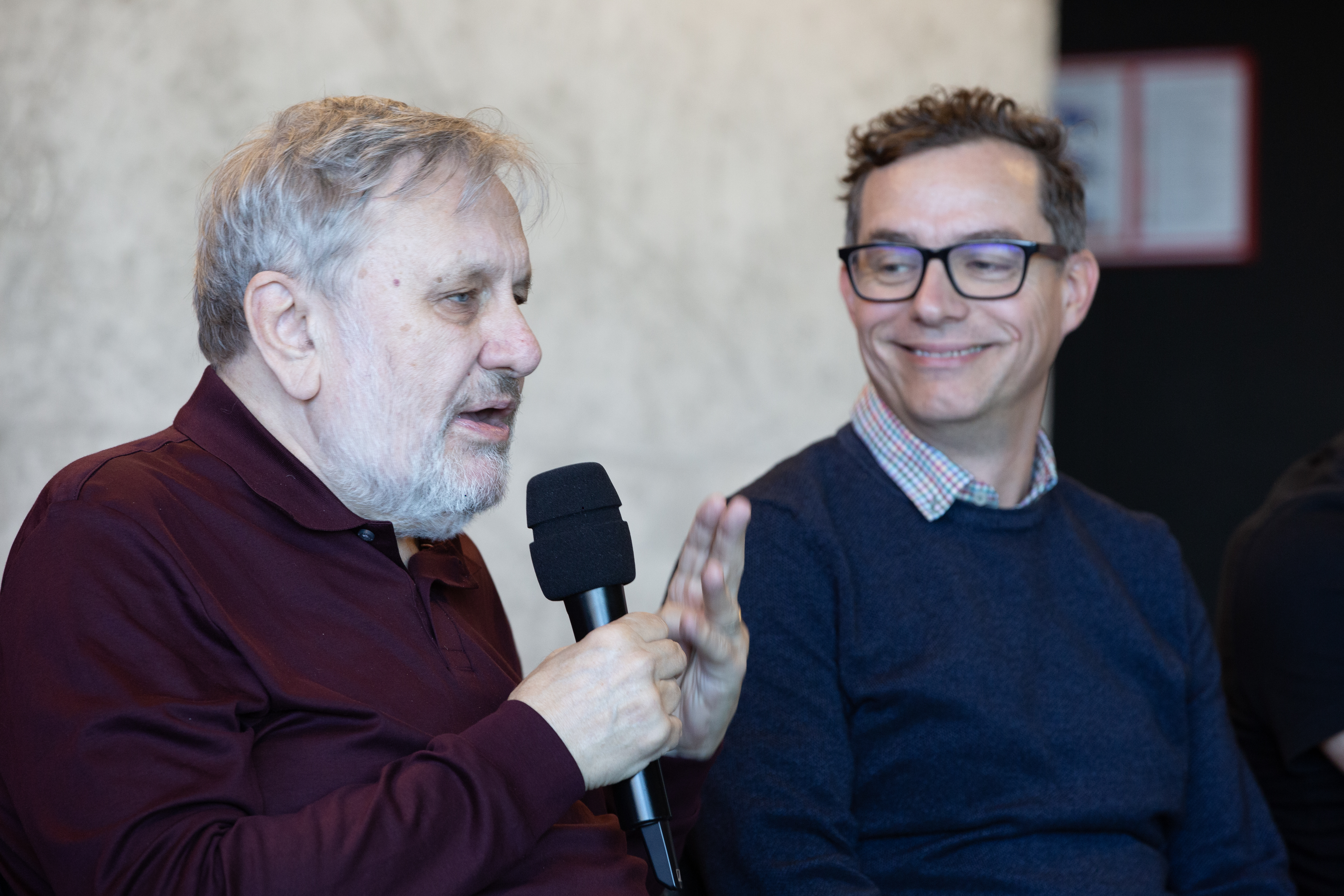 Slavoj Žižek in Igor Harb.