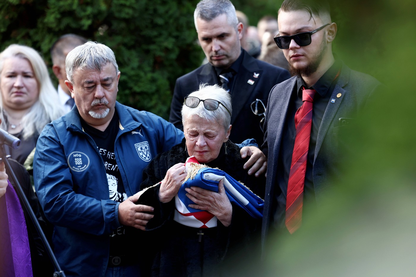 V Vukovarju pokopali francoskega prostovoljca v domovinski vojni