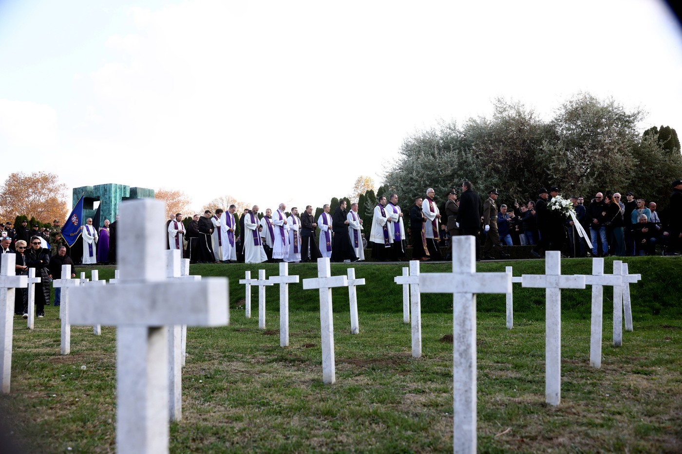 V Vukovarju pokopali francoskega prostovoljca v domovinski vojni