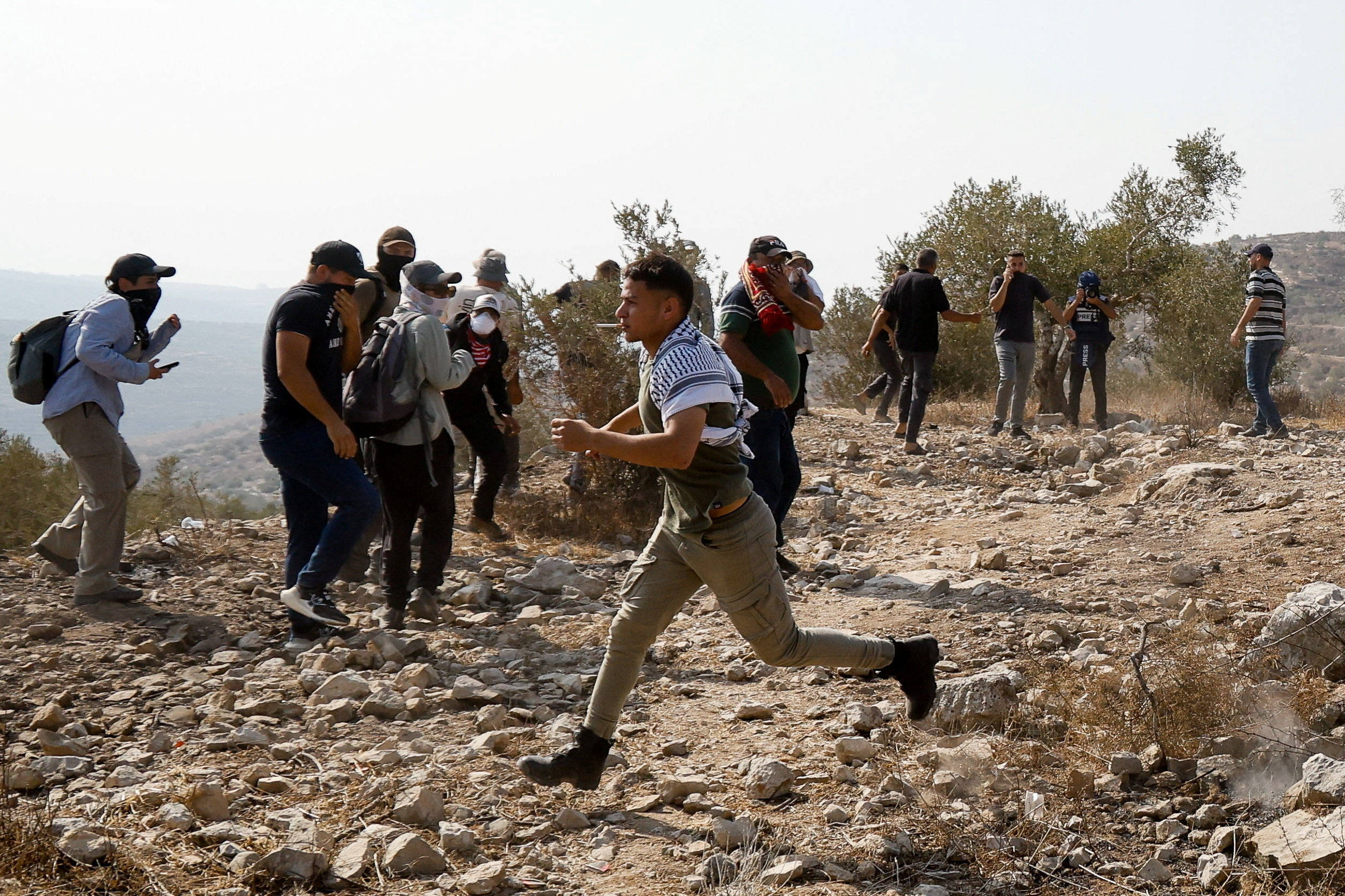 Izraelska vojska v palestinski vasi Beit Lid